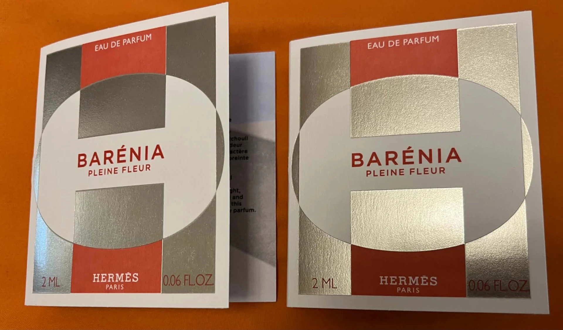 Hermès Barénia Pleine Fleur EDP illatminták 2db-os szettben