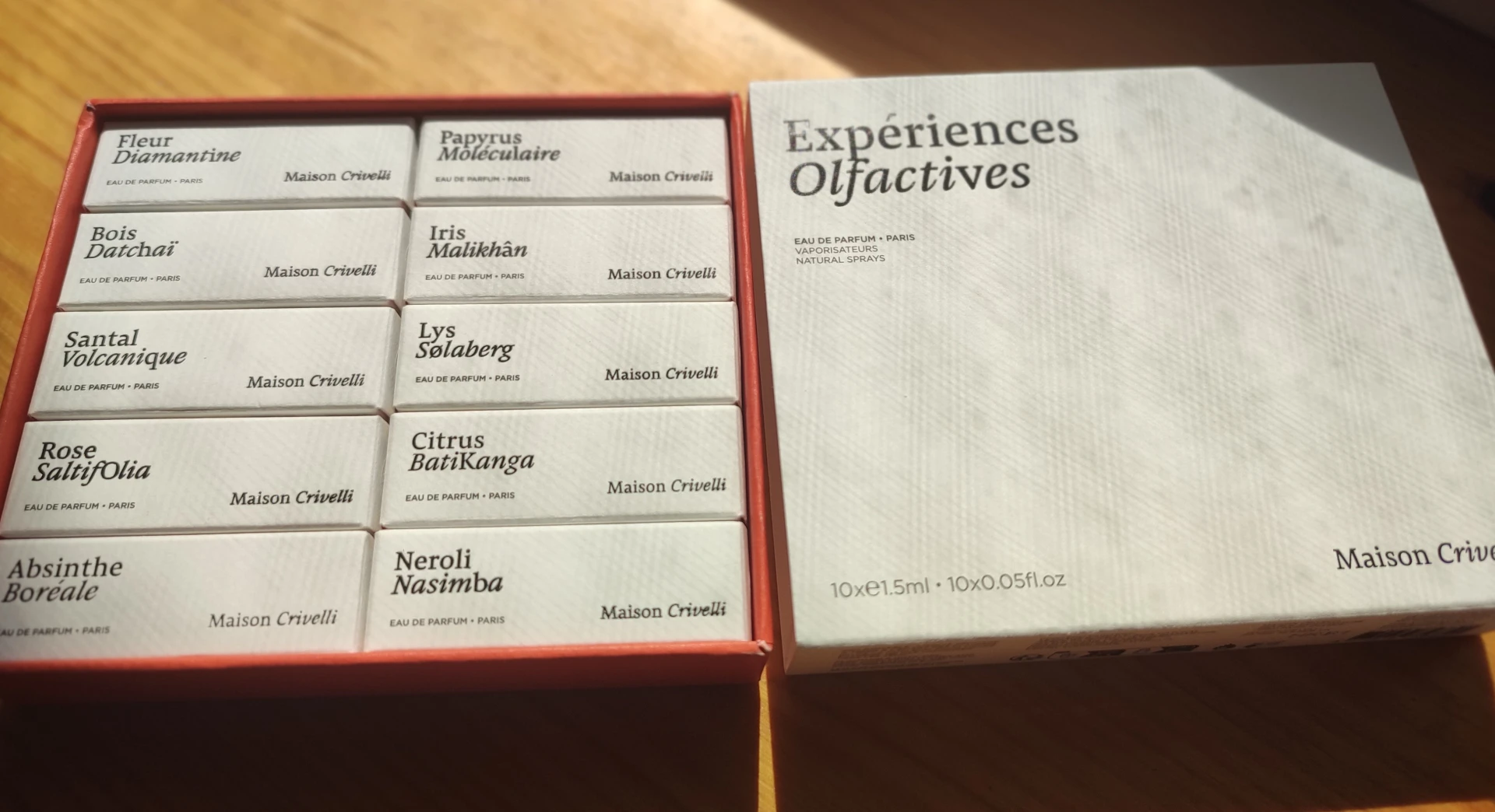 Maison Crivelli Discovery set 10 x 1,5 ml