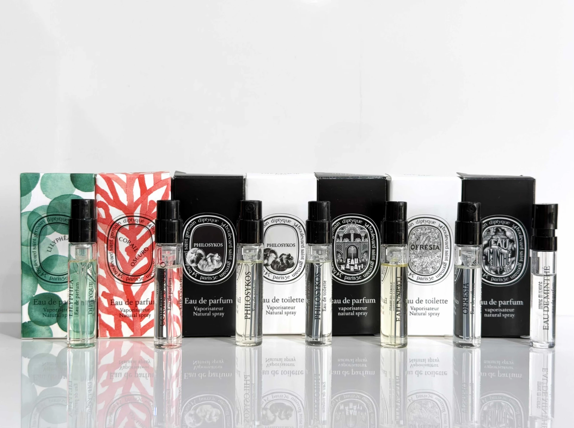 Diptyque gyári minták - Diptyque Paris Eau De Minthe EDP és mások