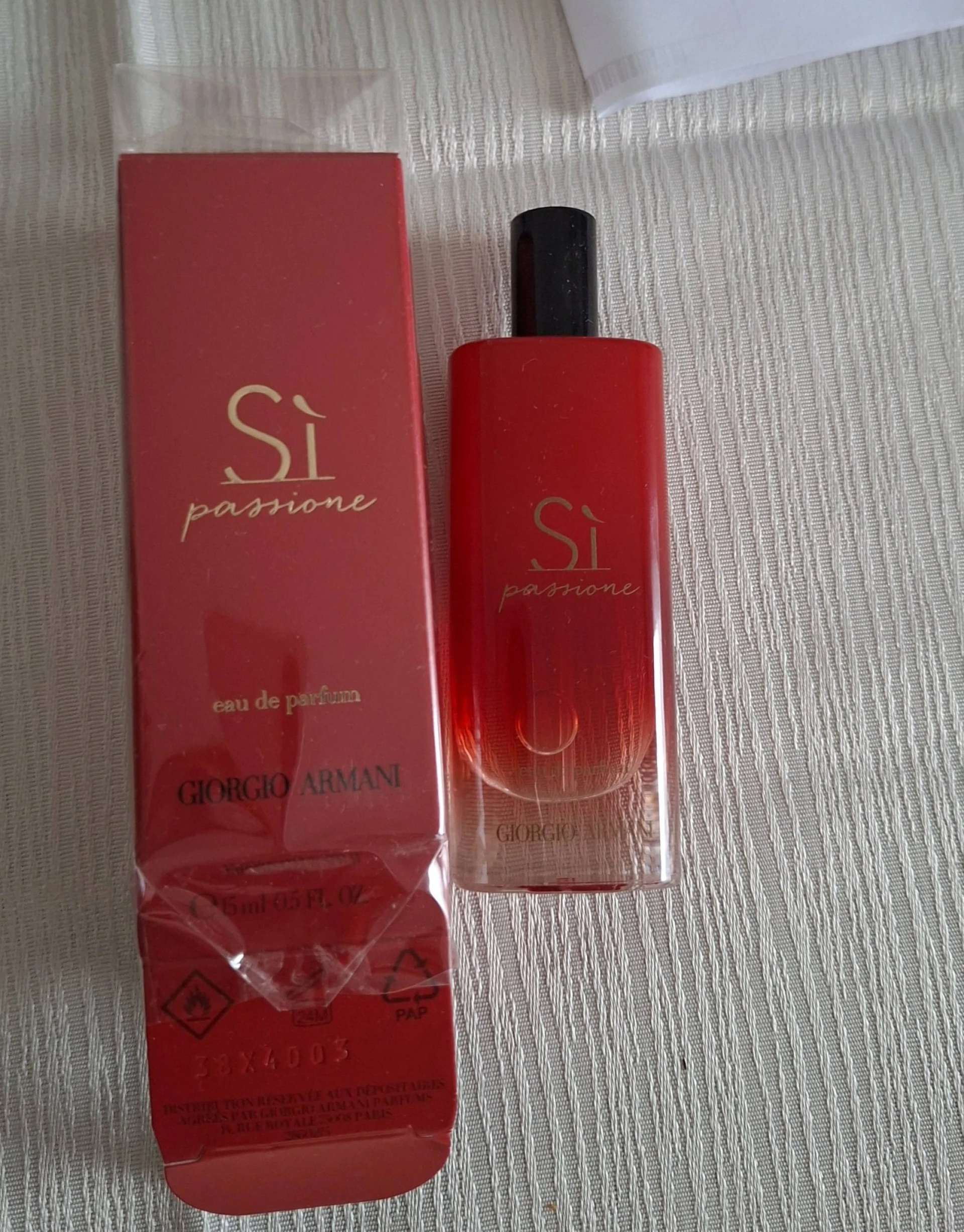 Giorgio Armani Sí Passione EDP 15 ml utazó