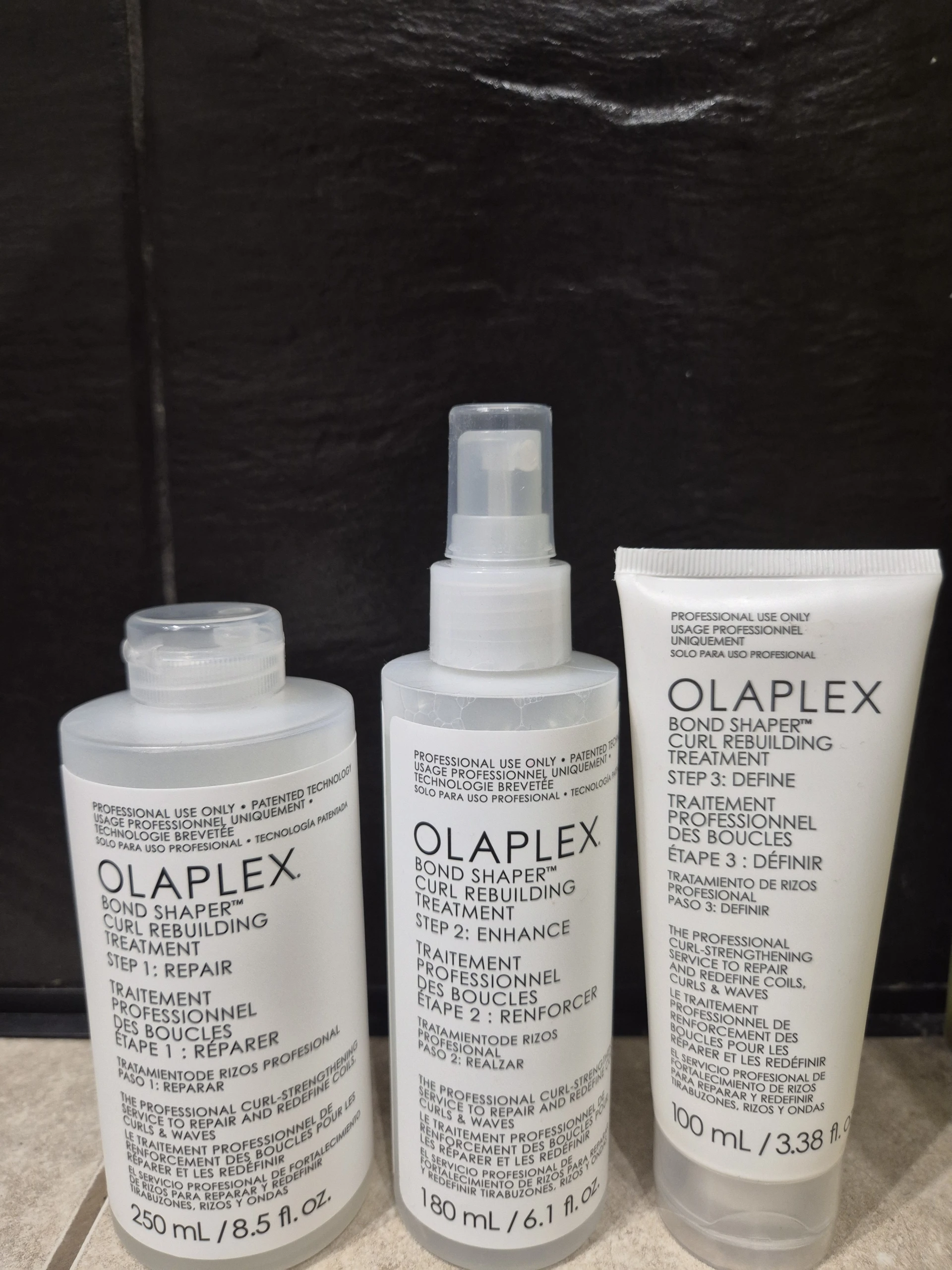 OLAPLEX Bond Shaper Curl Rebuilding Treatment - ápoló szett göndör hajra