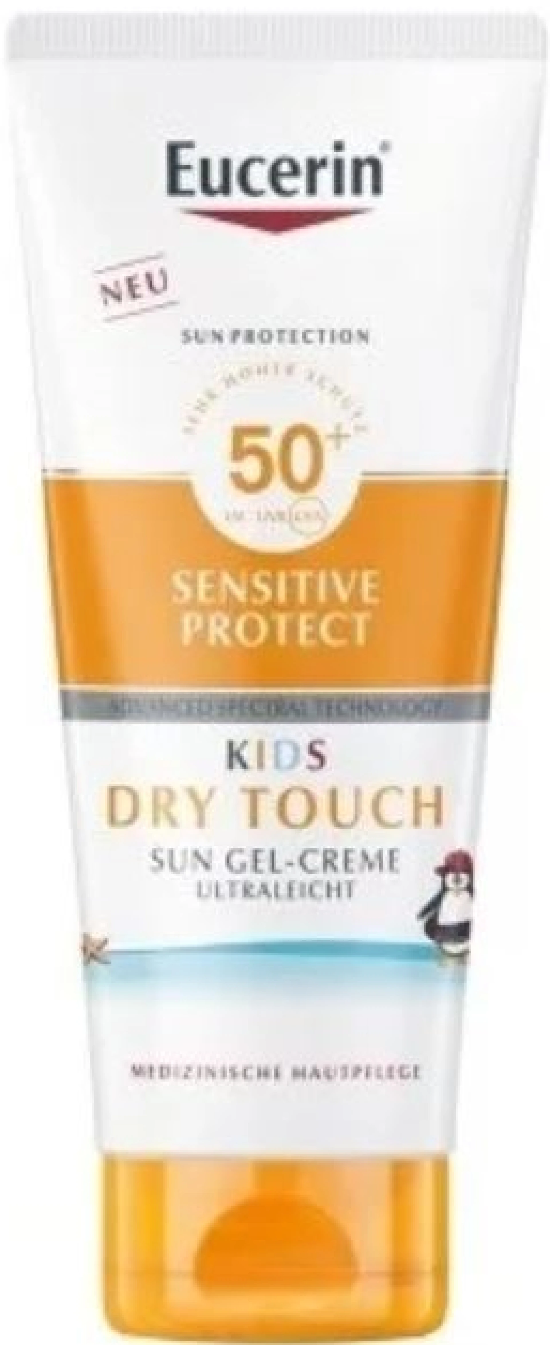 Eucerin Sun Kids Sensitive Protect Dry Touch Gyermek Napozó Gél-Krém SPF50+