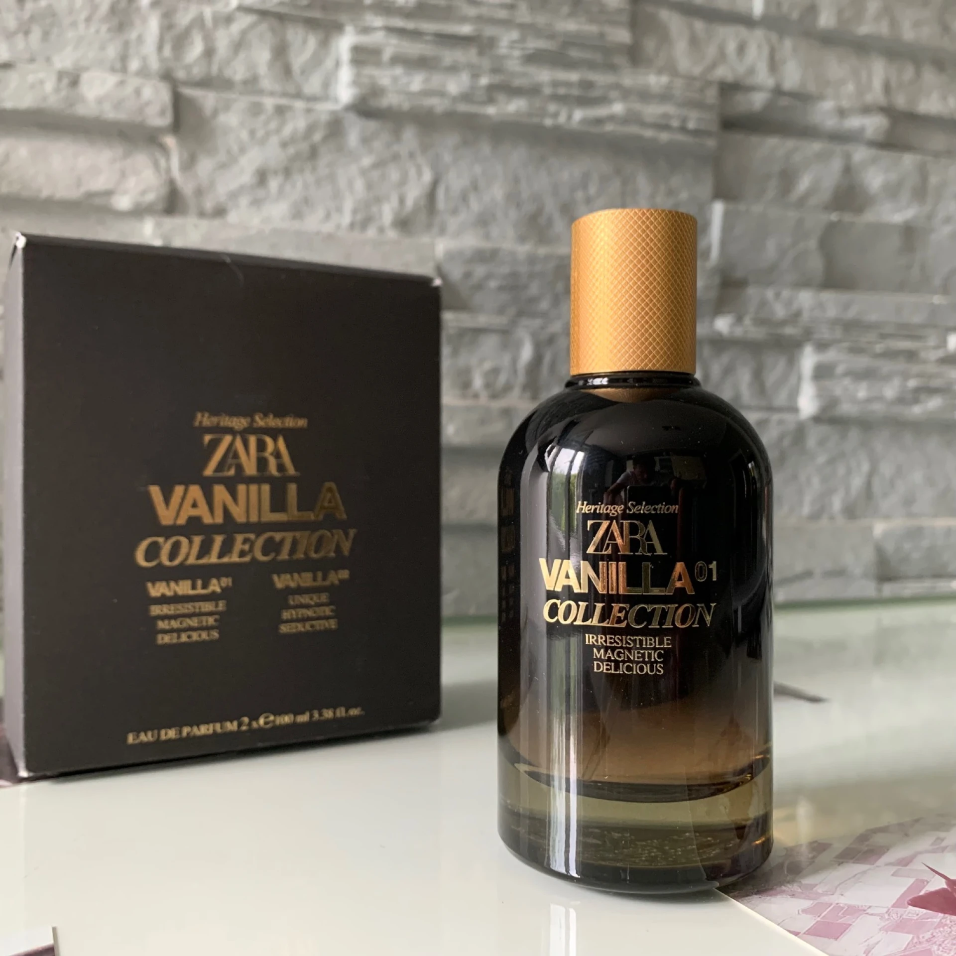 Zara Vanilla Collection 01 EDP fújósok (Gucci Guilty Elixir Pour Homme klón)