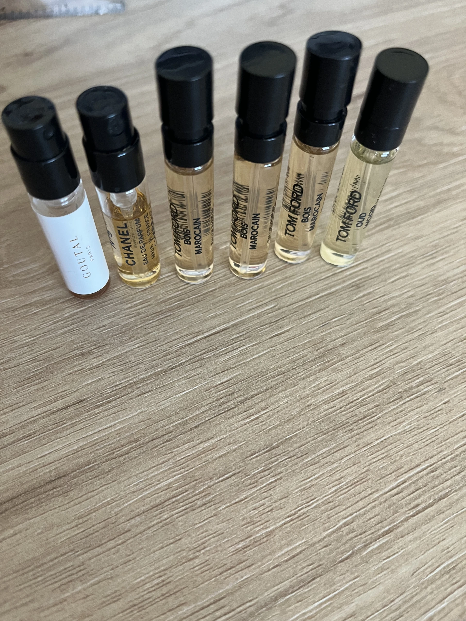 Tom Ford Oud wood + bois + Chanel minták !