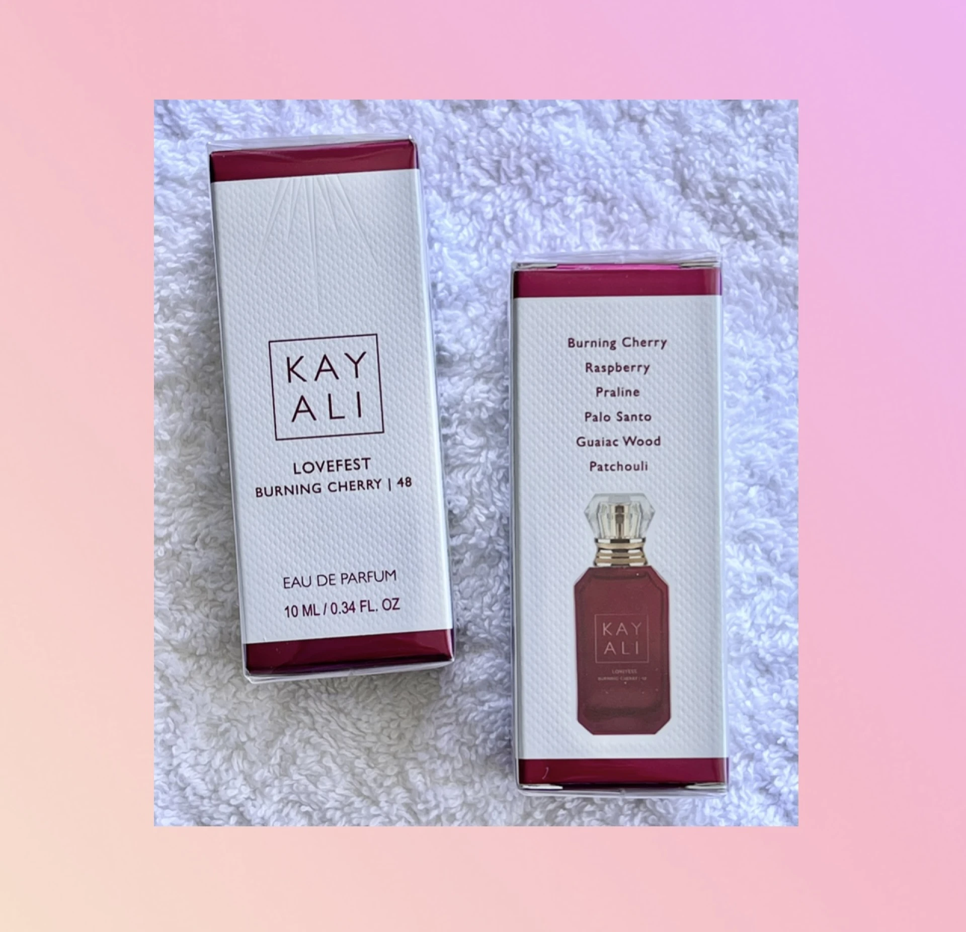 Huda Beauty Kayali Lovefest Burning Cherry 48