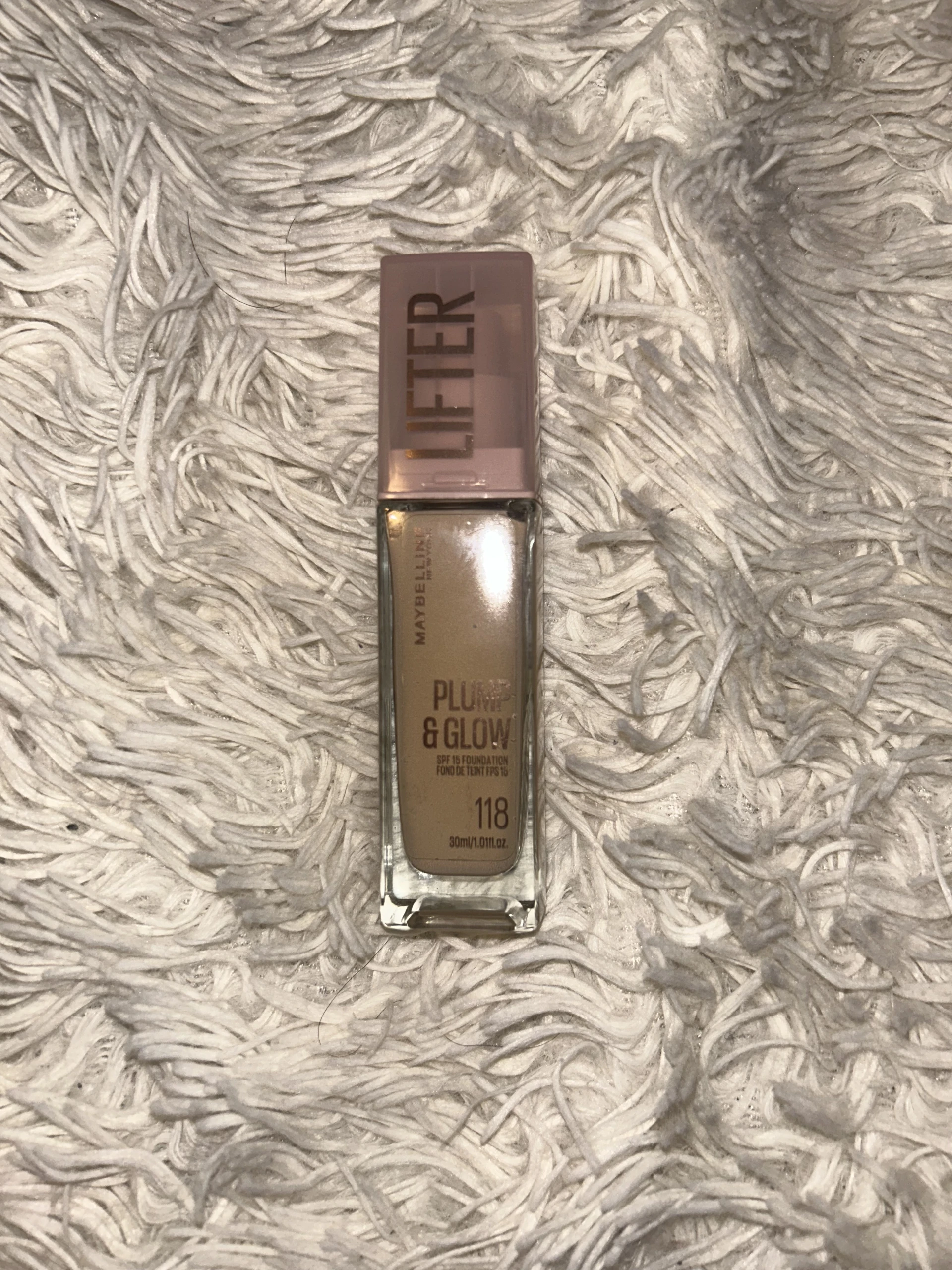 Maybelline New York Lifter Plump & Glow SPF15 Alapozó 118-as árnyalat