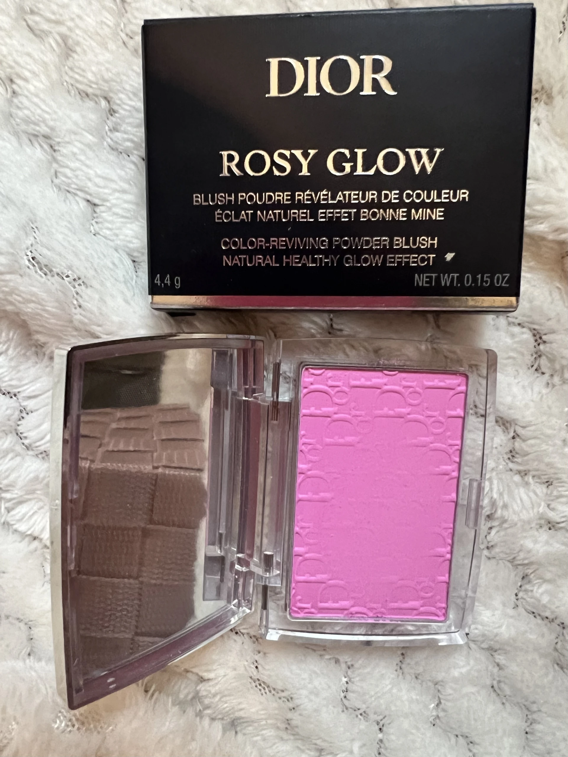 Dior rosy glow blush pirosito