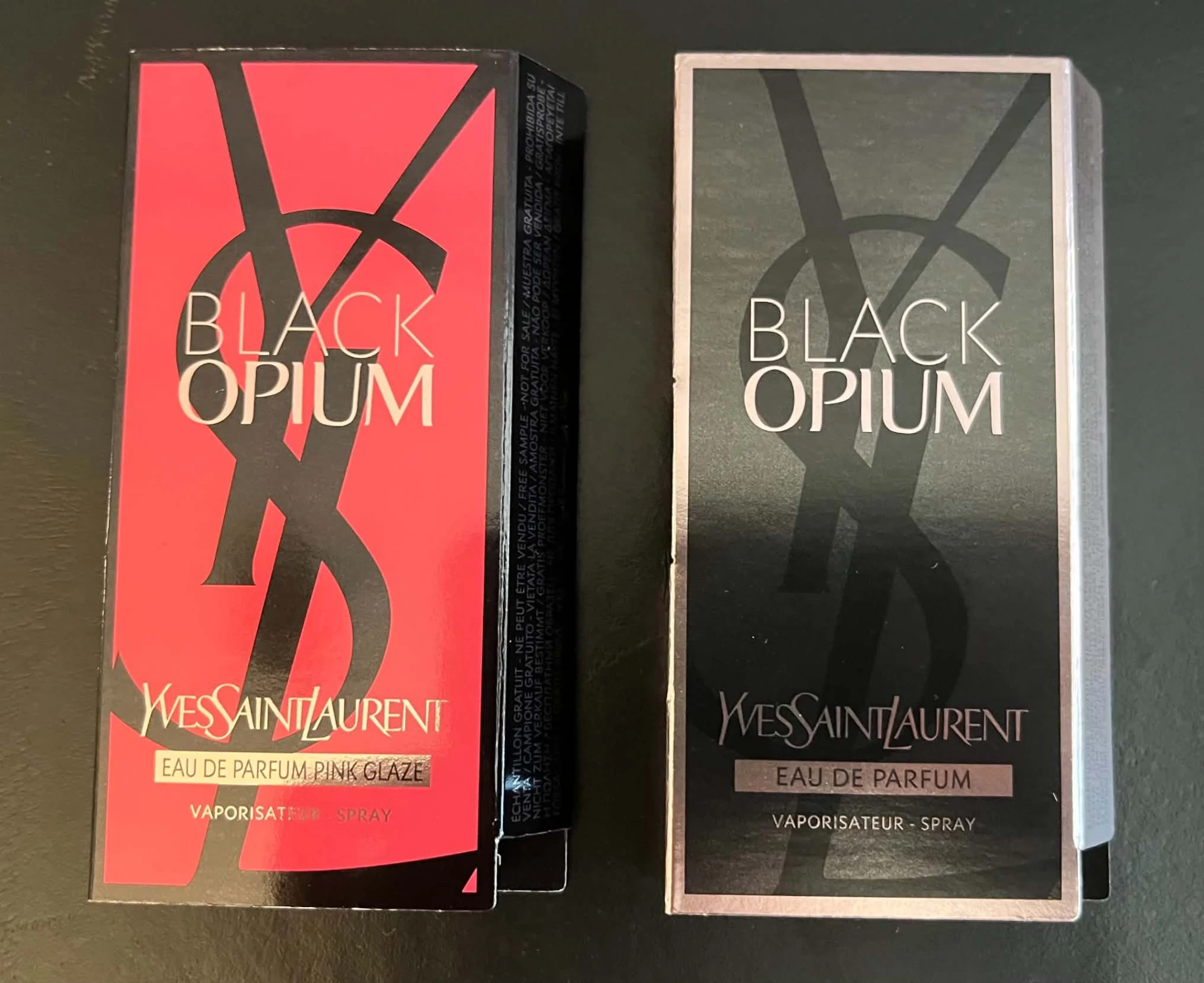 Yves Saint Laurent Black Opium Pink Glaze EDP és Black Opium illatminták 🩷✨
