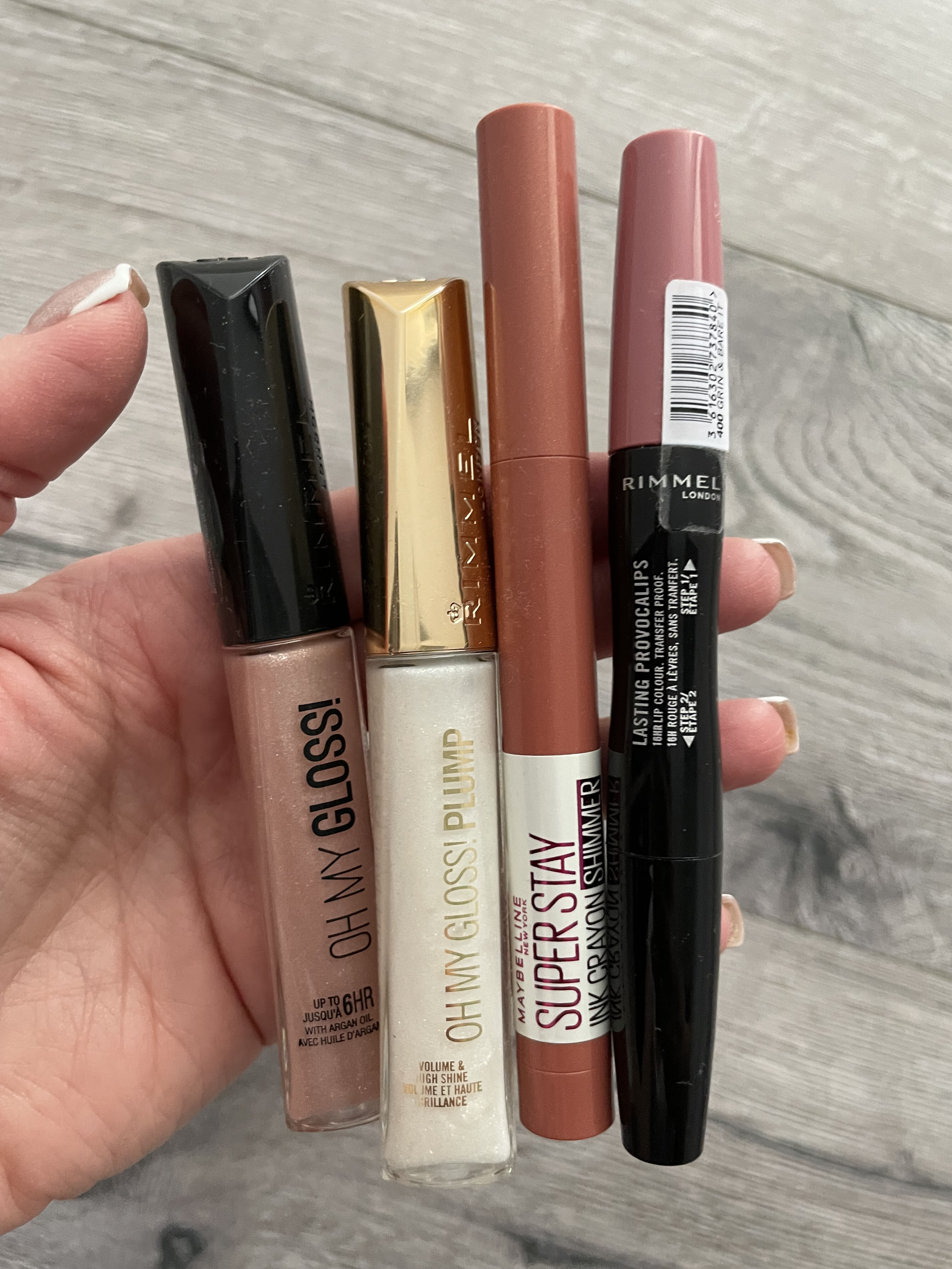 Rimmel mini csomag (plusz egy Maybelline)