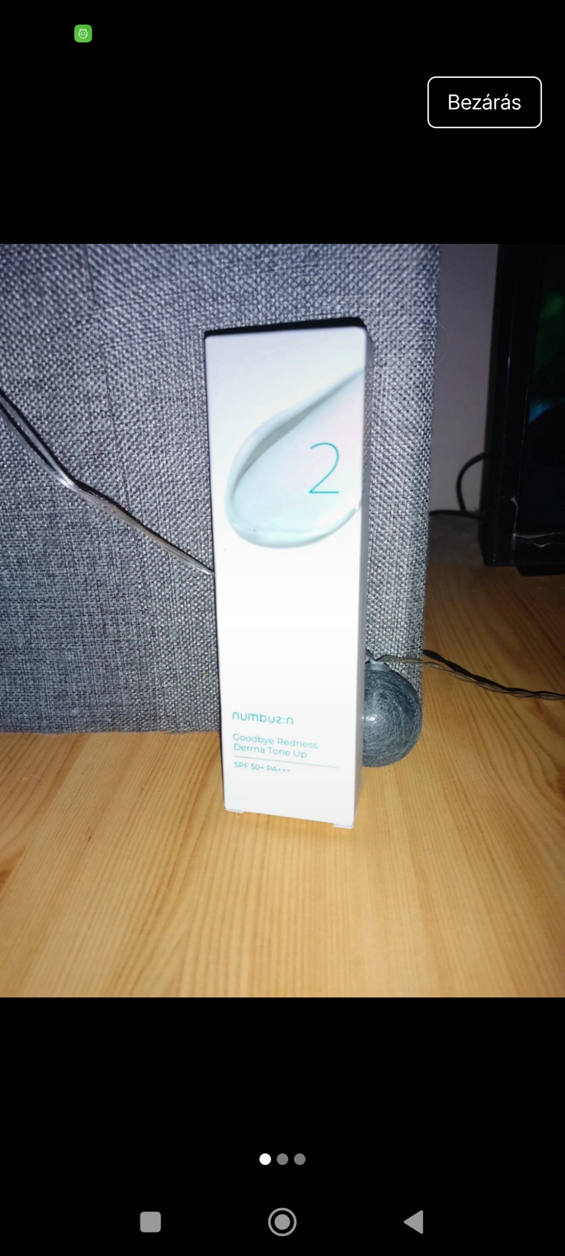 Numbuzin no.2 goodbye redness derma tone up