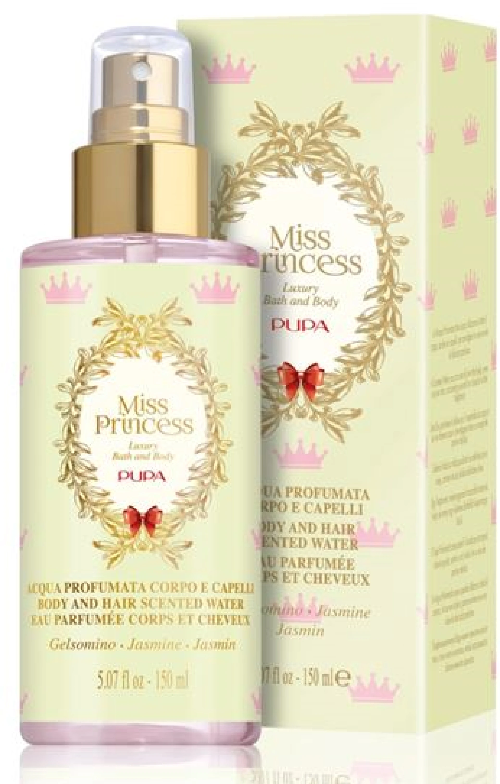 Pupa Miss Princess Illatos Permet Testre és Hajra