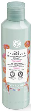 Yves Rocher PUR CALENDULA Glättende Reinigungsmilch 200 Ml – Mit Bio-Calendula, Für Reife Haut, PH-hautschonend
