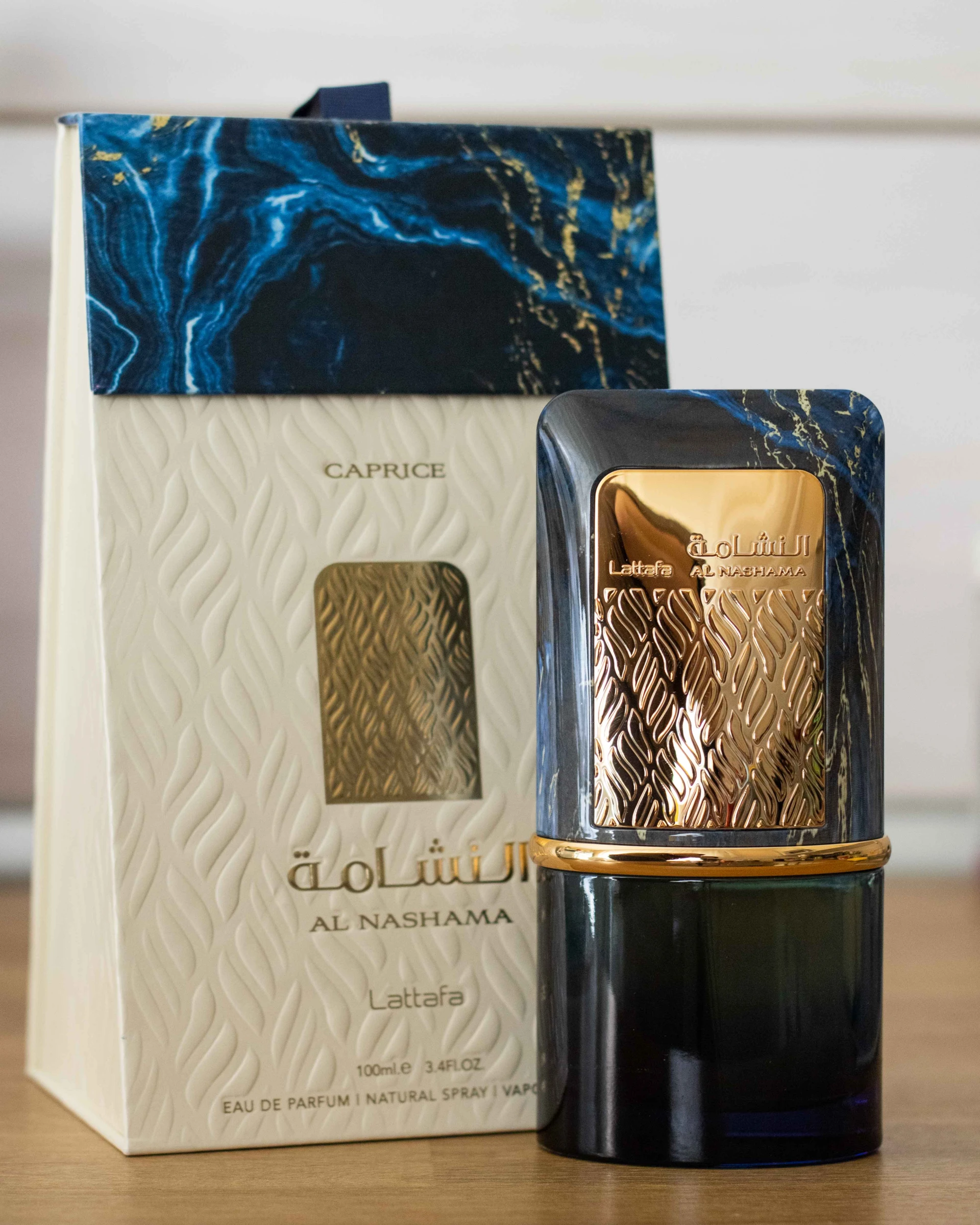 Lattafa Al Nashama Caprice EDP (YSL La Nuit de L'homme Bleu Electrique klón) 10 ml fújós