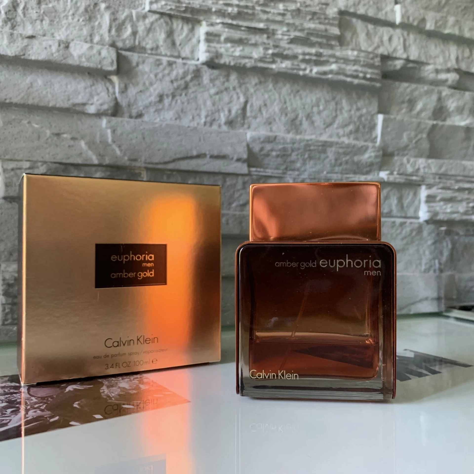 Calvin Klein Euphoria Men Amber Gold EDP fújósok