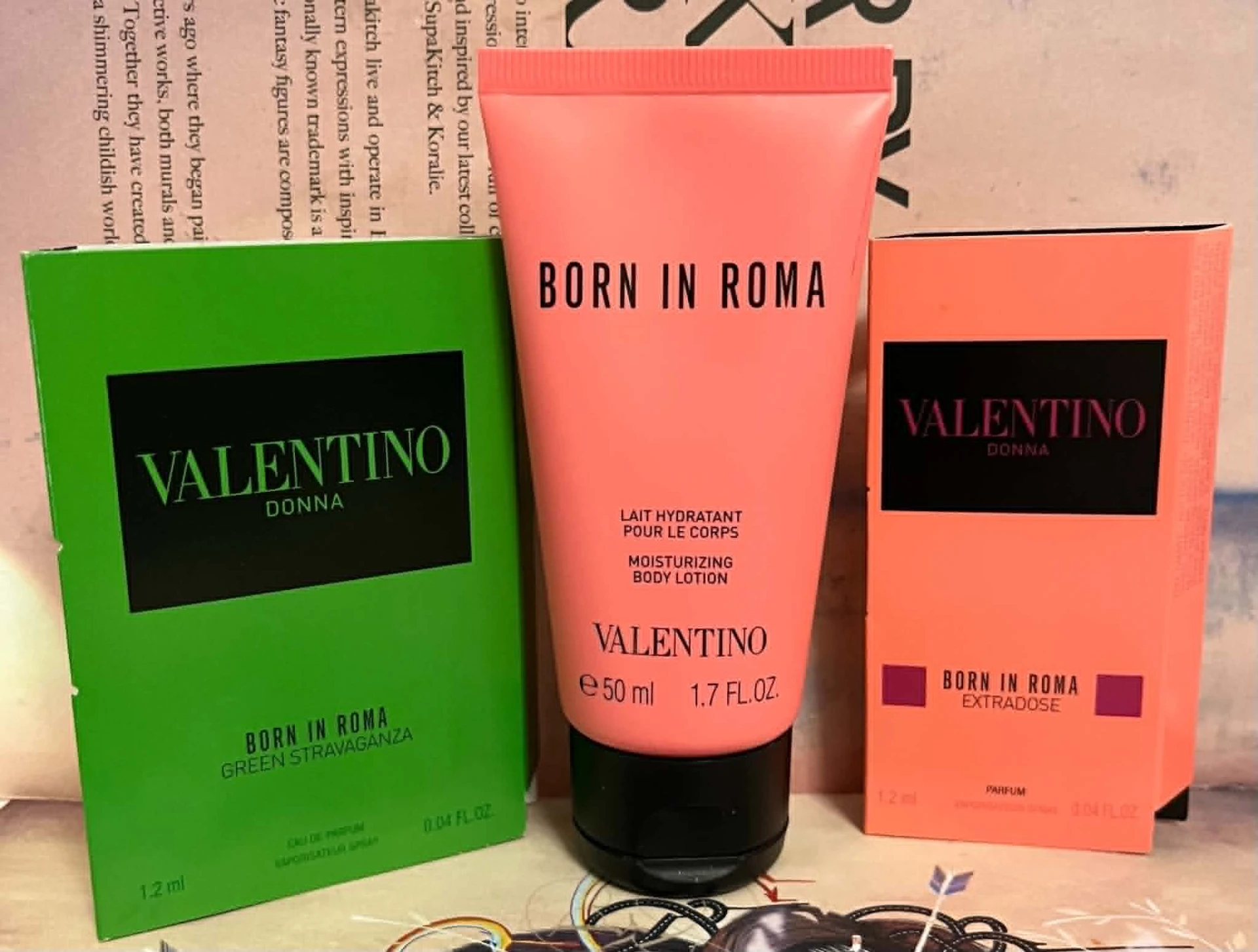 Valentino Donna Born In Roma EDP illatú parfümös testápoló szettben