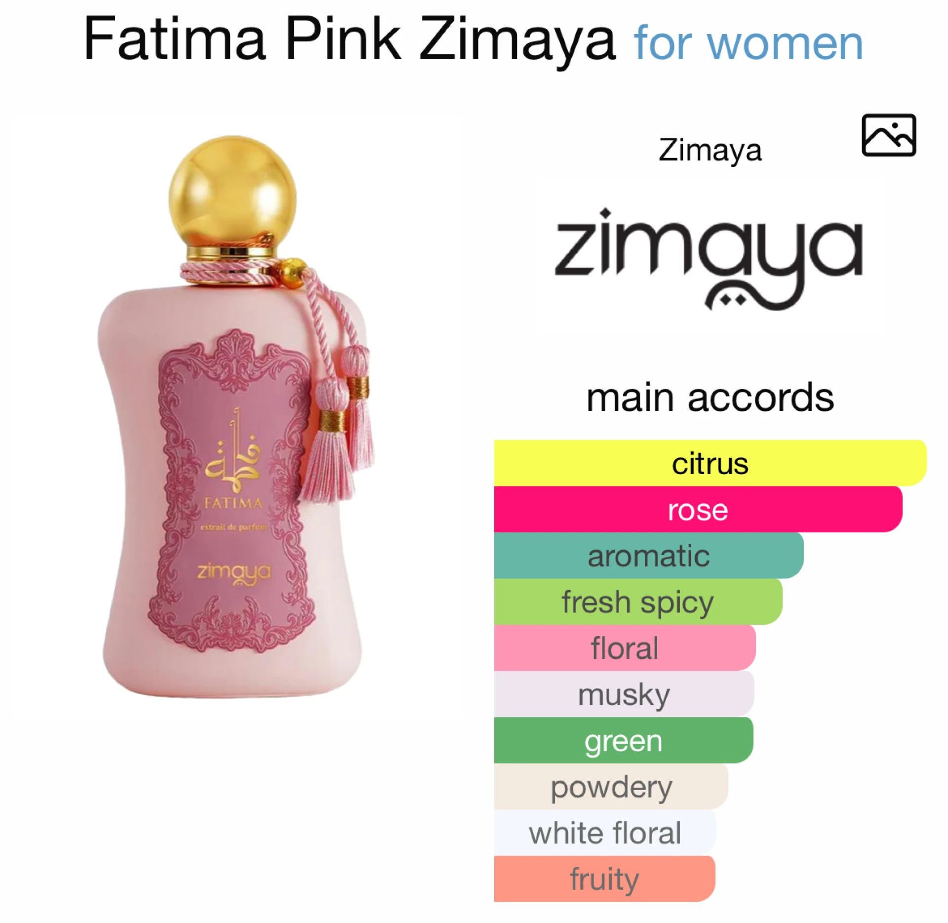 Zimaya Fatima parfüm