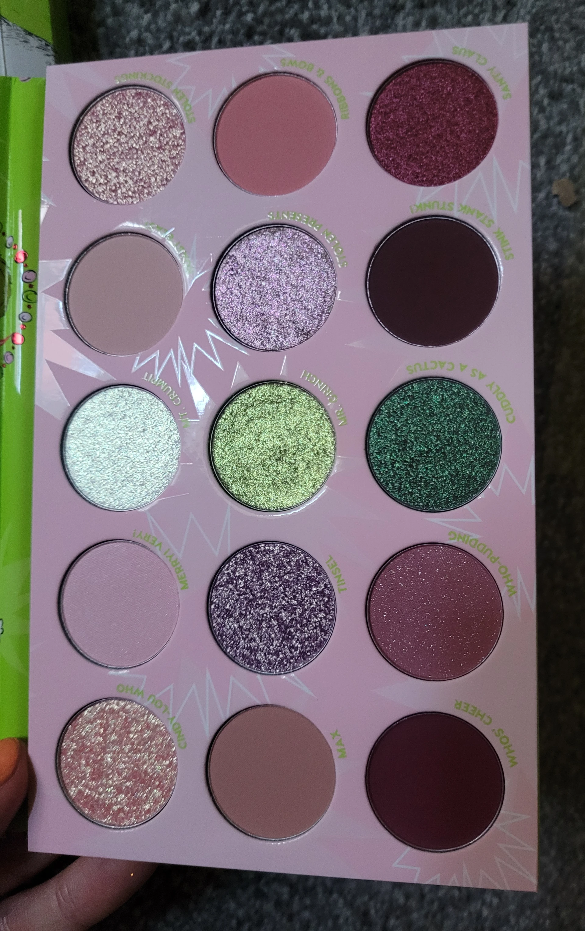 Colourpop The Grinch paletta