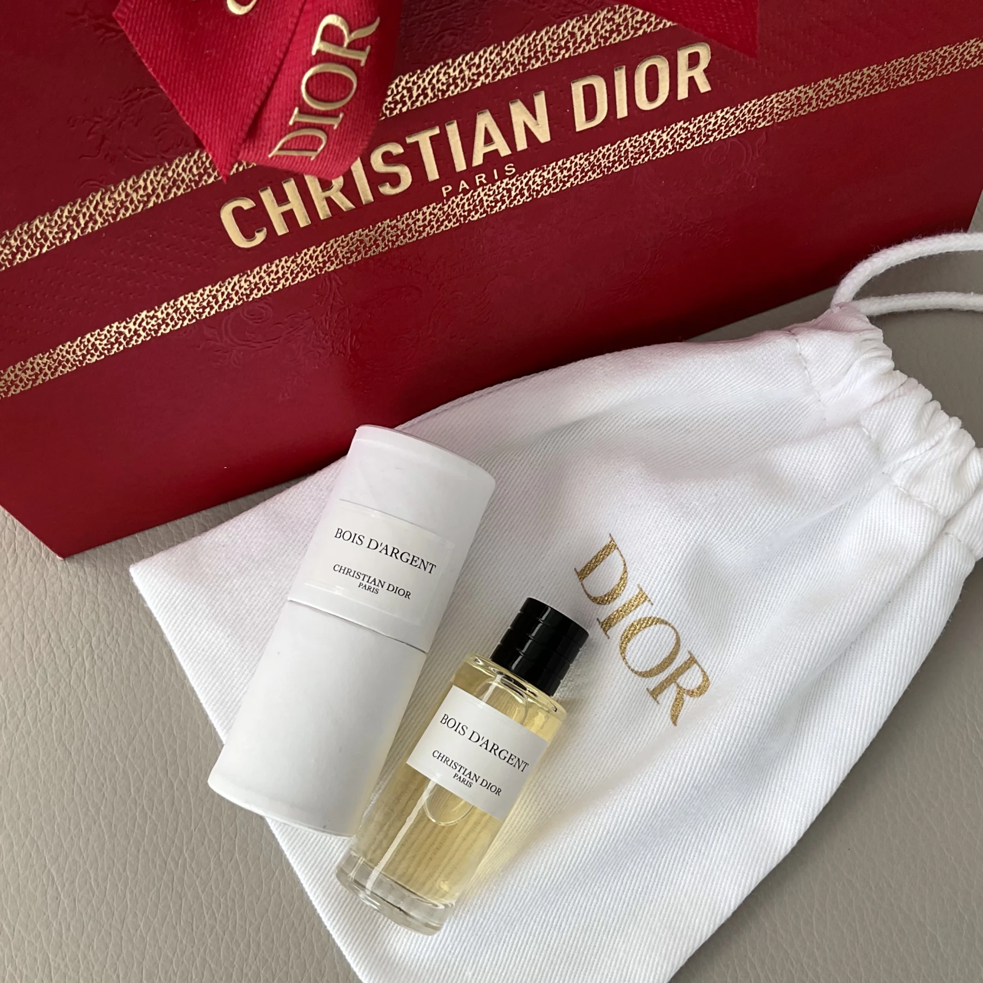 Dior La Collection Privée Bois d'Argent miniatűr 2 féle méretben, ajándék Dior szütyővel