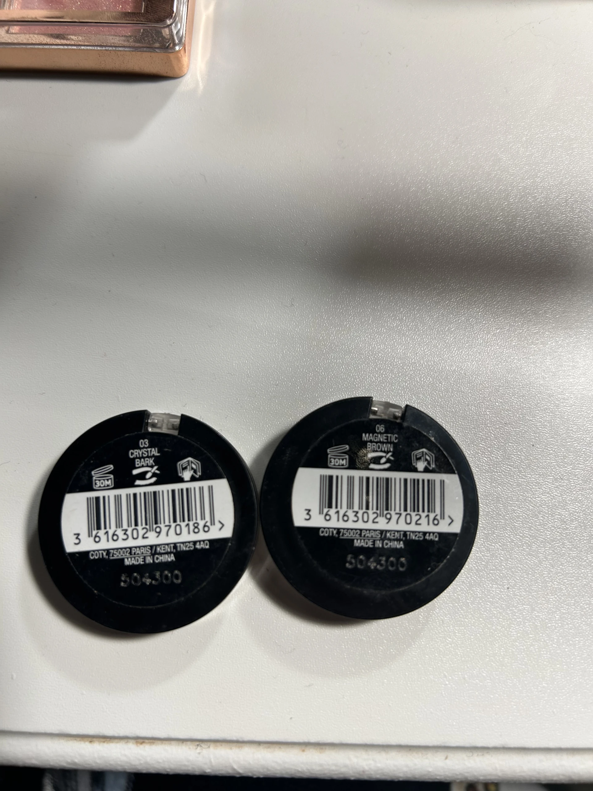 Max factor Wild shadow pots crystal bark & magnetic brown
