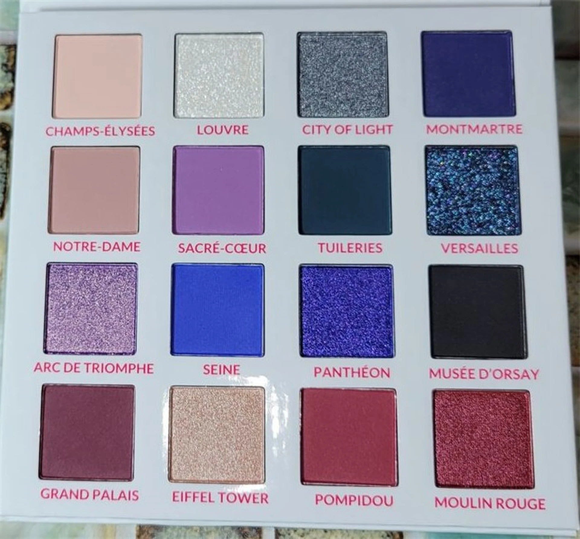 Új BH Cosmetics Passion in Paris paletta