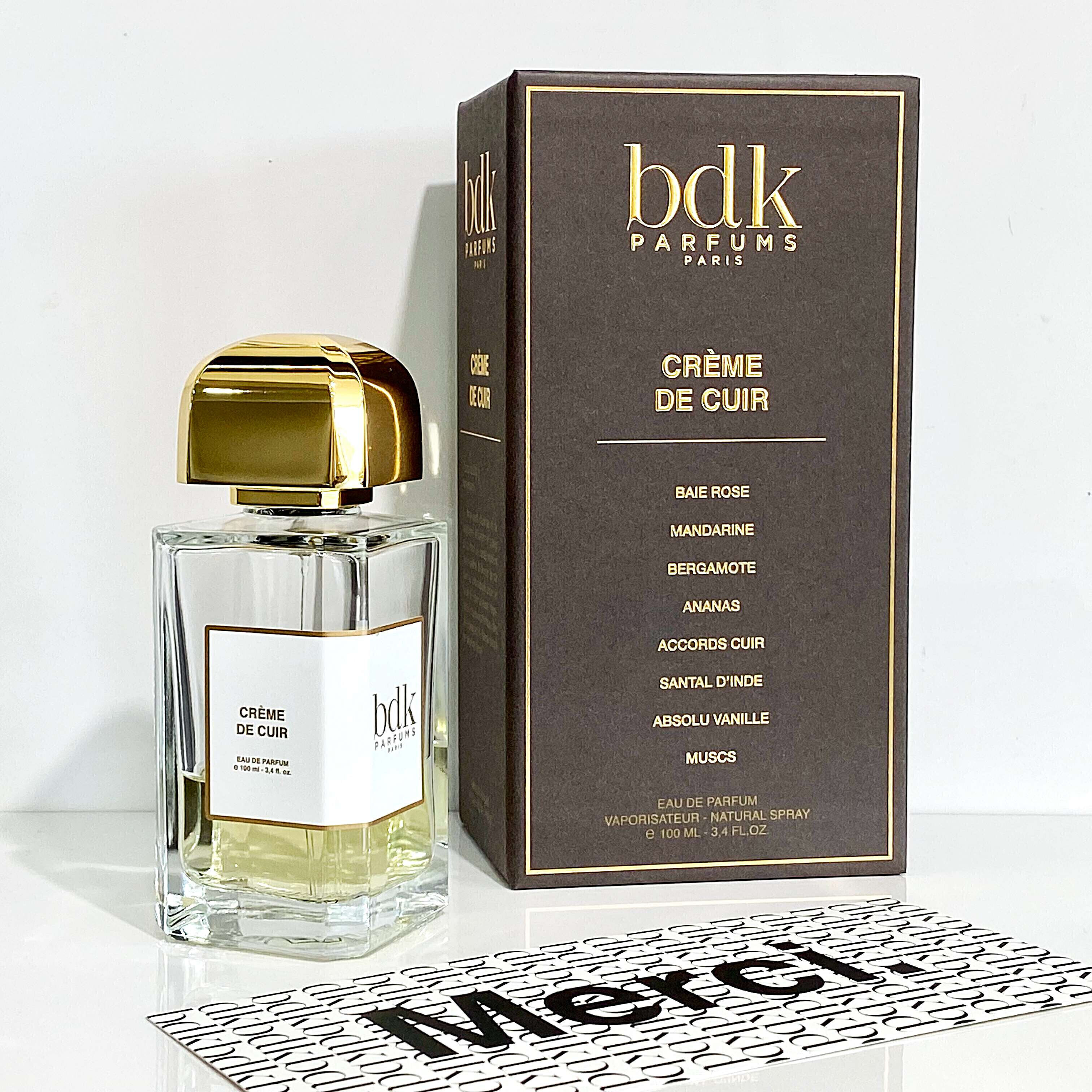 ÜVEGÉBEN IS! 🧡 BDK Parfums Créme de Cuir EDP