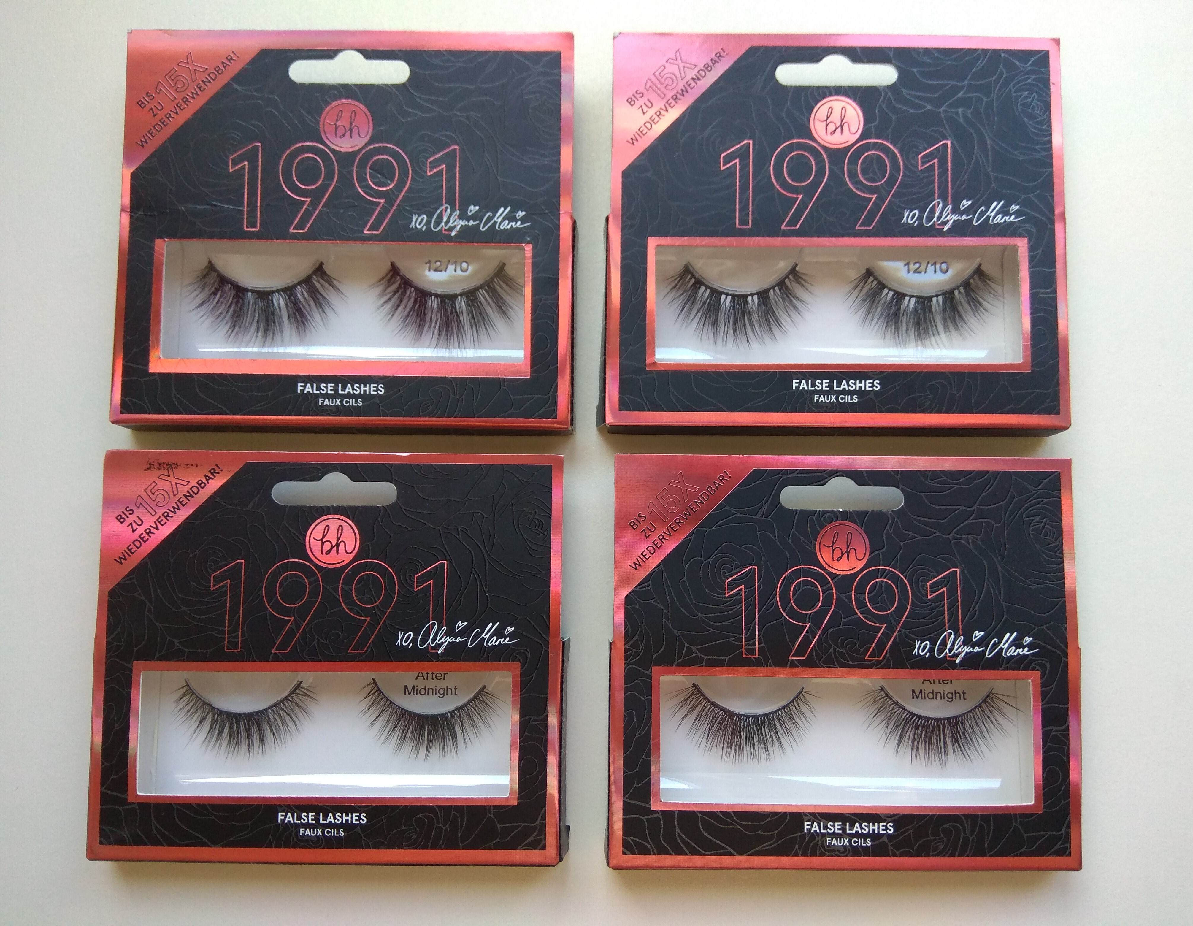 4 db új BH Cosmetics 1991 by Alycia Marie műszempilla