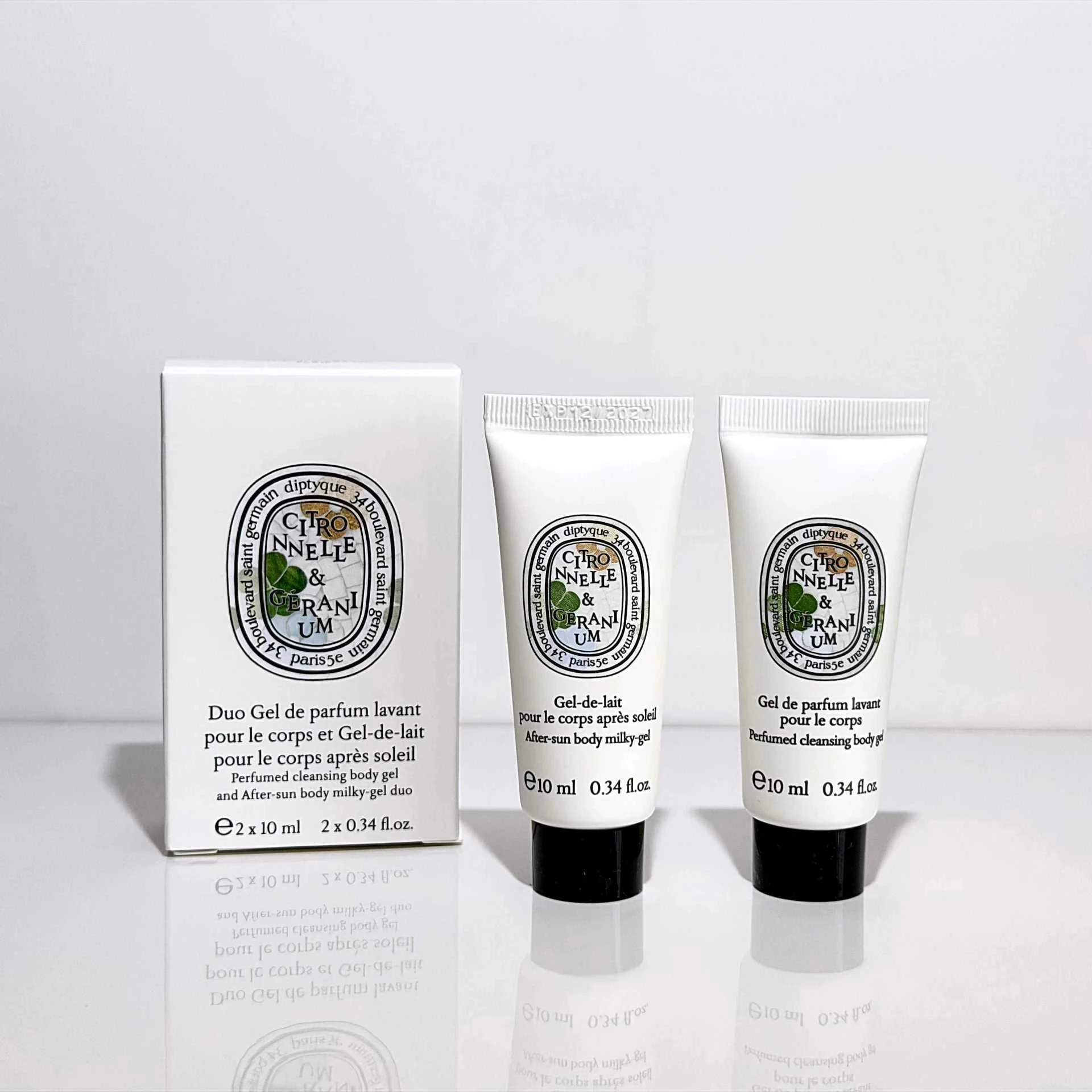 Diptyque Citronelle & Geranium duo gel