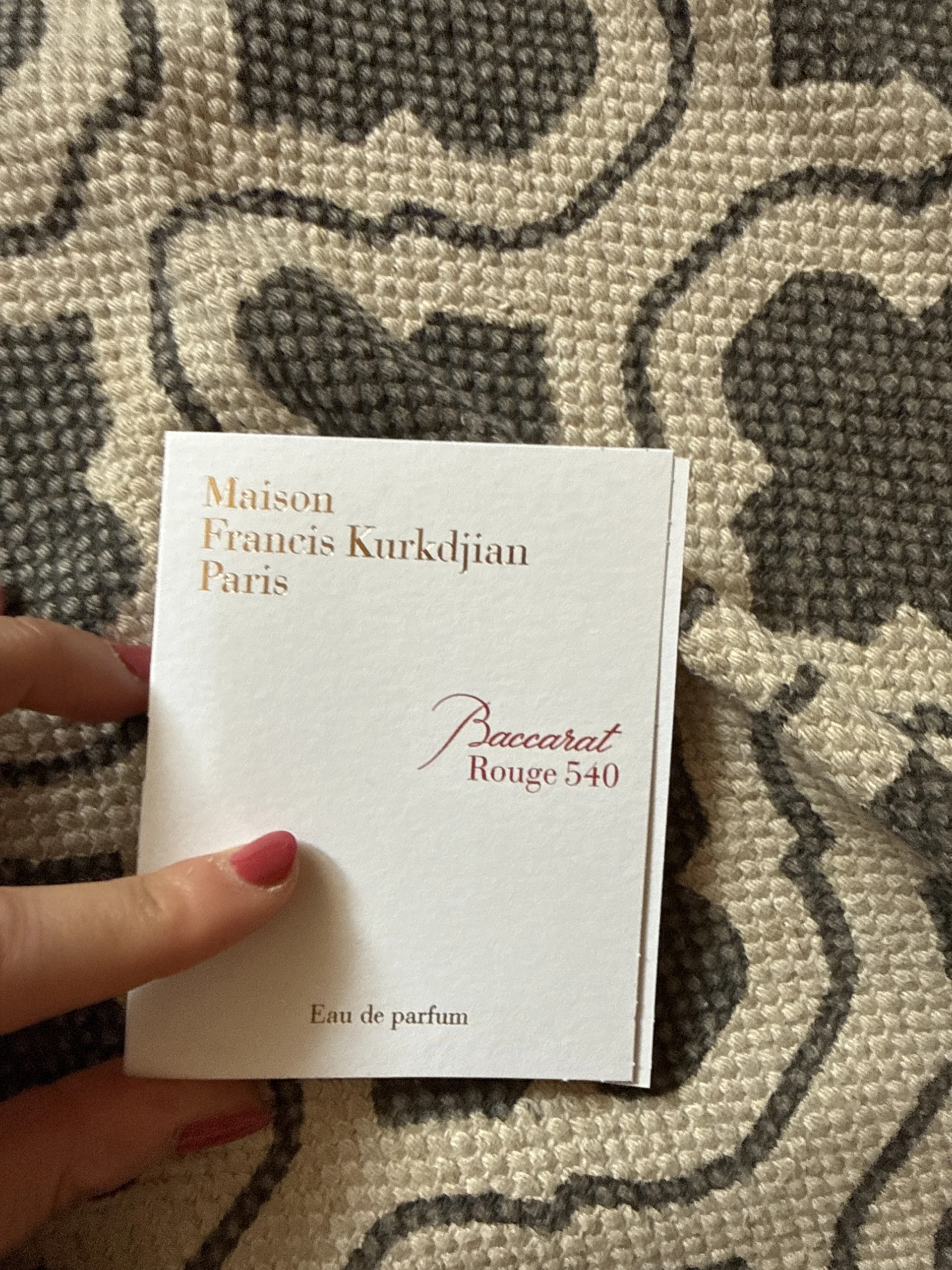 Maison Francis Kurkdijan Paris minta