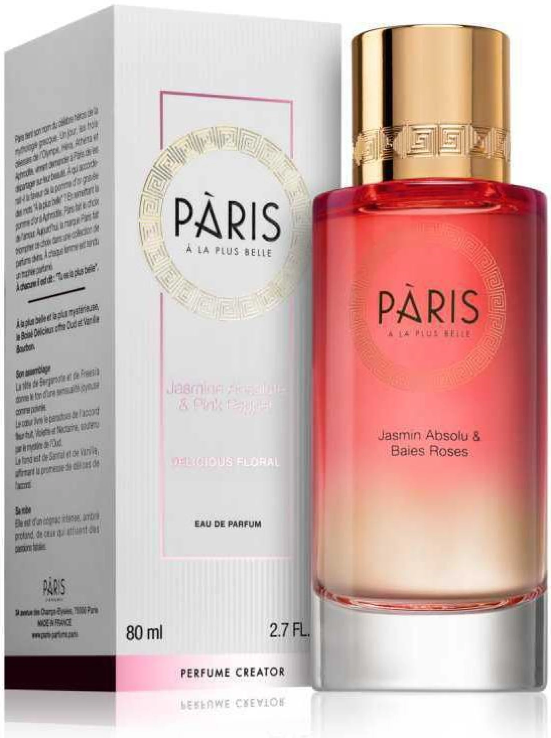 Paris a la Plus Belle Jasmin Absolu & Baies Roses