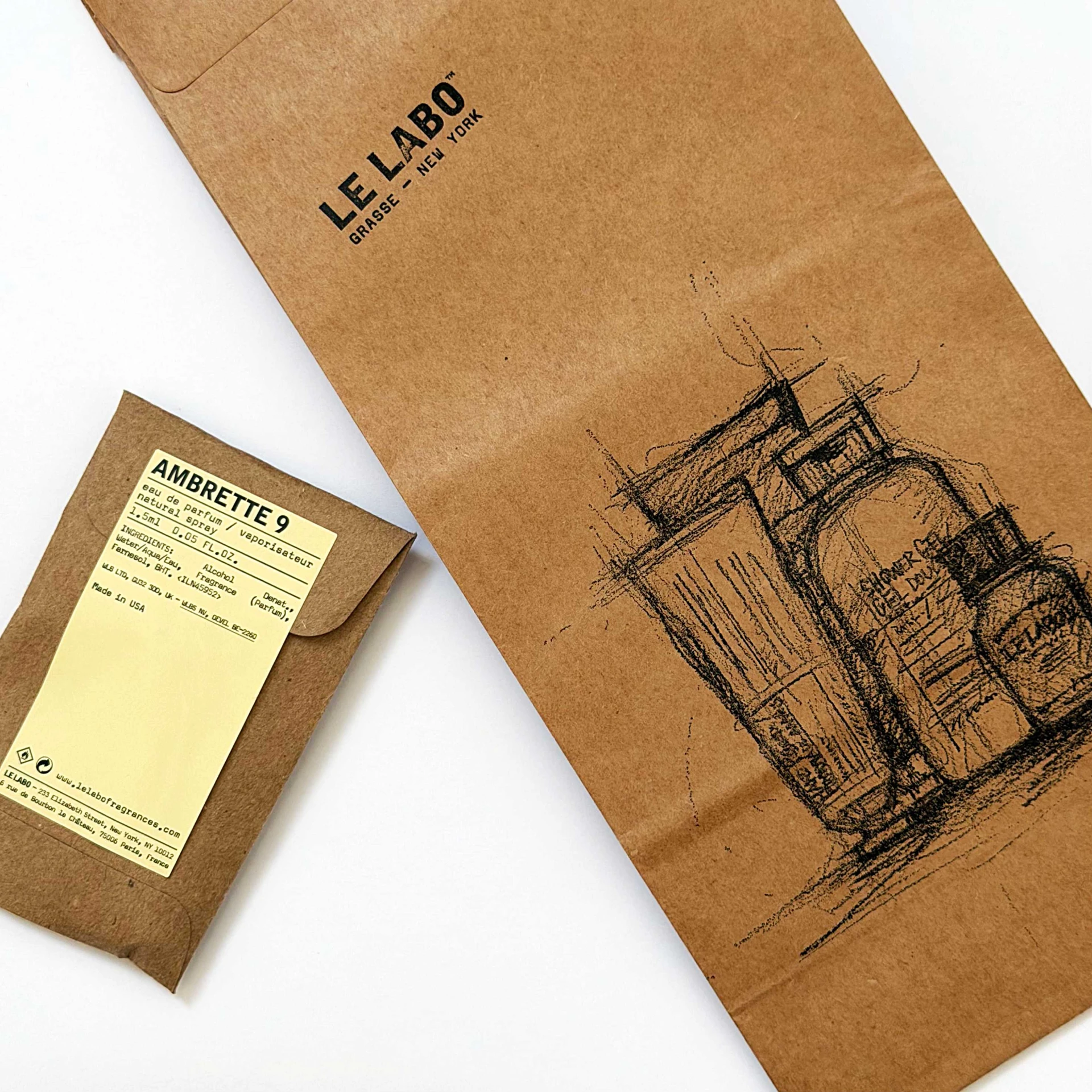 Le Labo Ambrette 9 - gyári minta