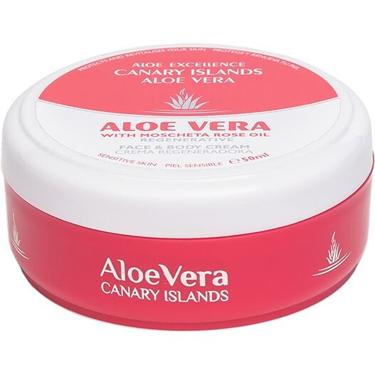 Aloe Excellence Canary Islands Aloe Vera With Moscheta Rose Oil Face & Body  Cream | Krmmnia