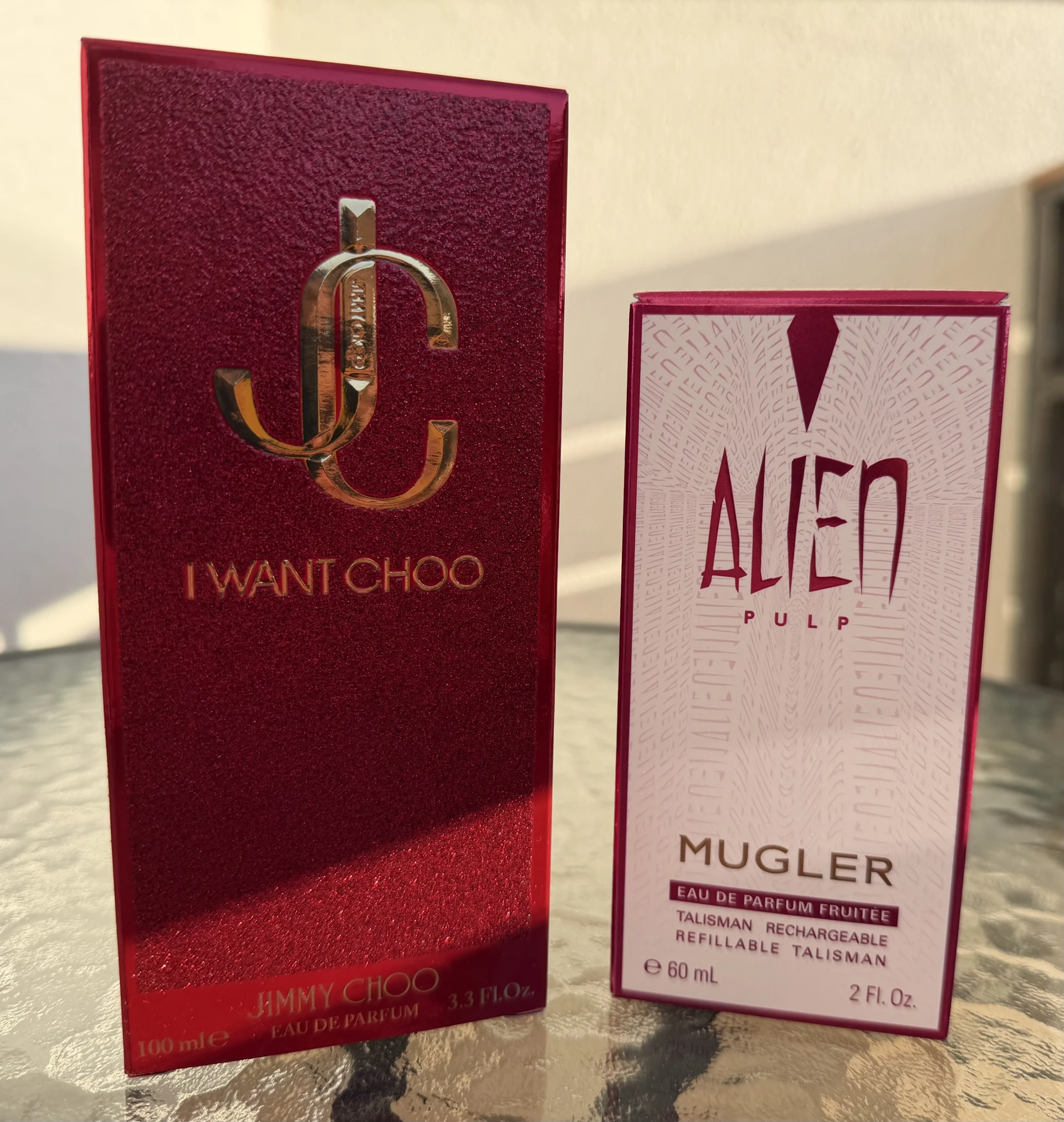 Parfüm csomag (Mugler és Jimmy Choo)