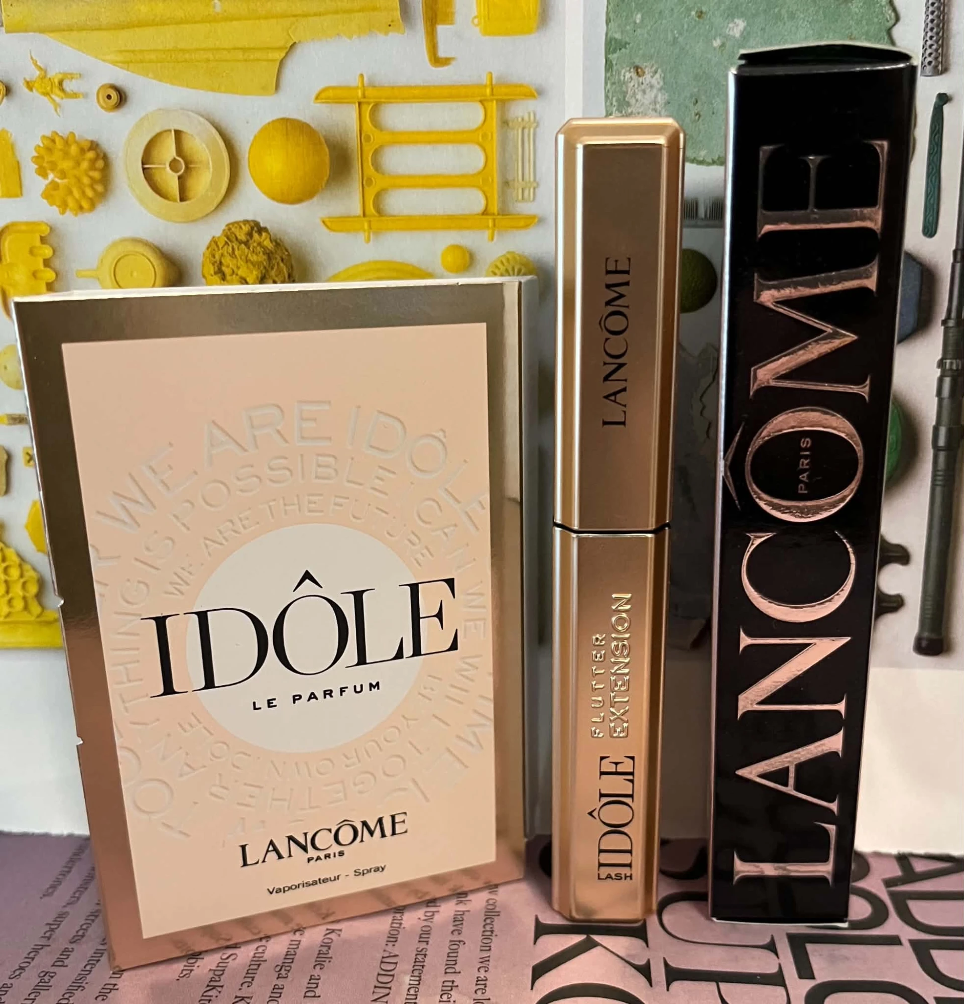 Lancôme Lash Idôle Flutter Extension szempillaspirál 5 ml illatszettben