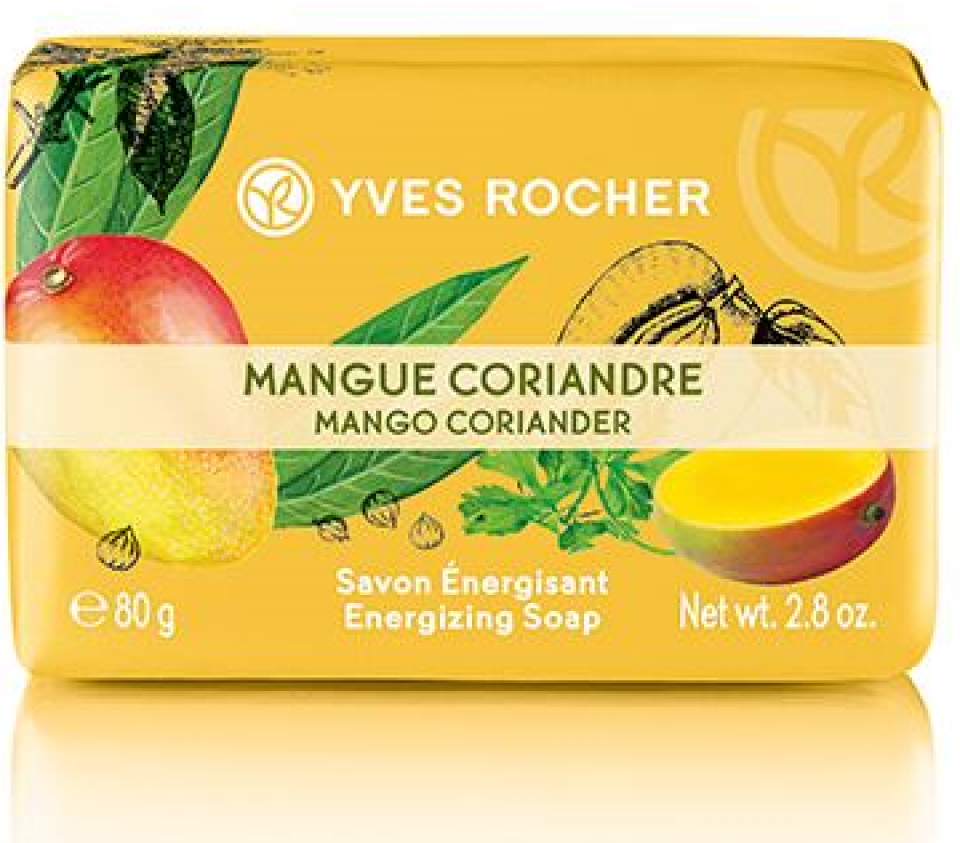 Yves Rocher Plaisirs Nature Energia Szappan Mangó-Koriander