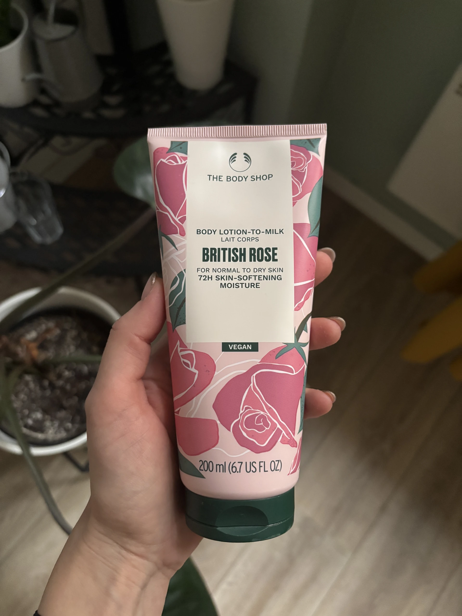 The Body Shop British rose body lotion