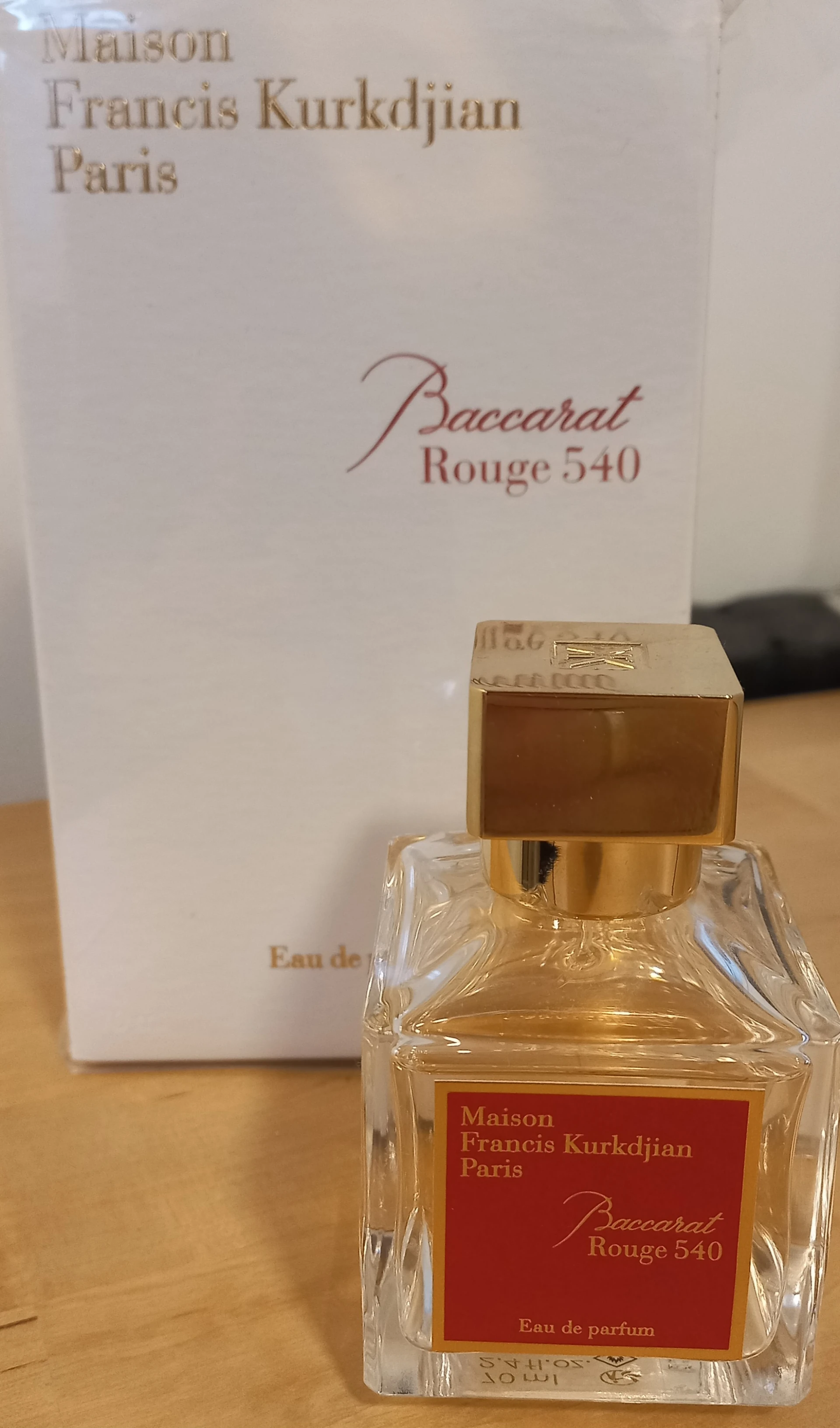Maison Francis Kurkdjian Baccarat Rouge 540 edp fújósok