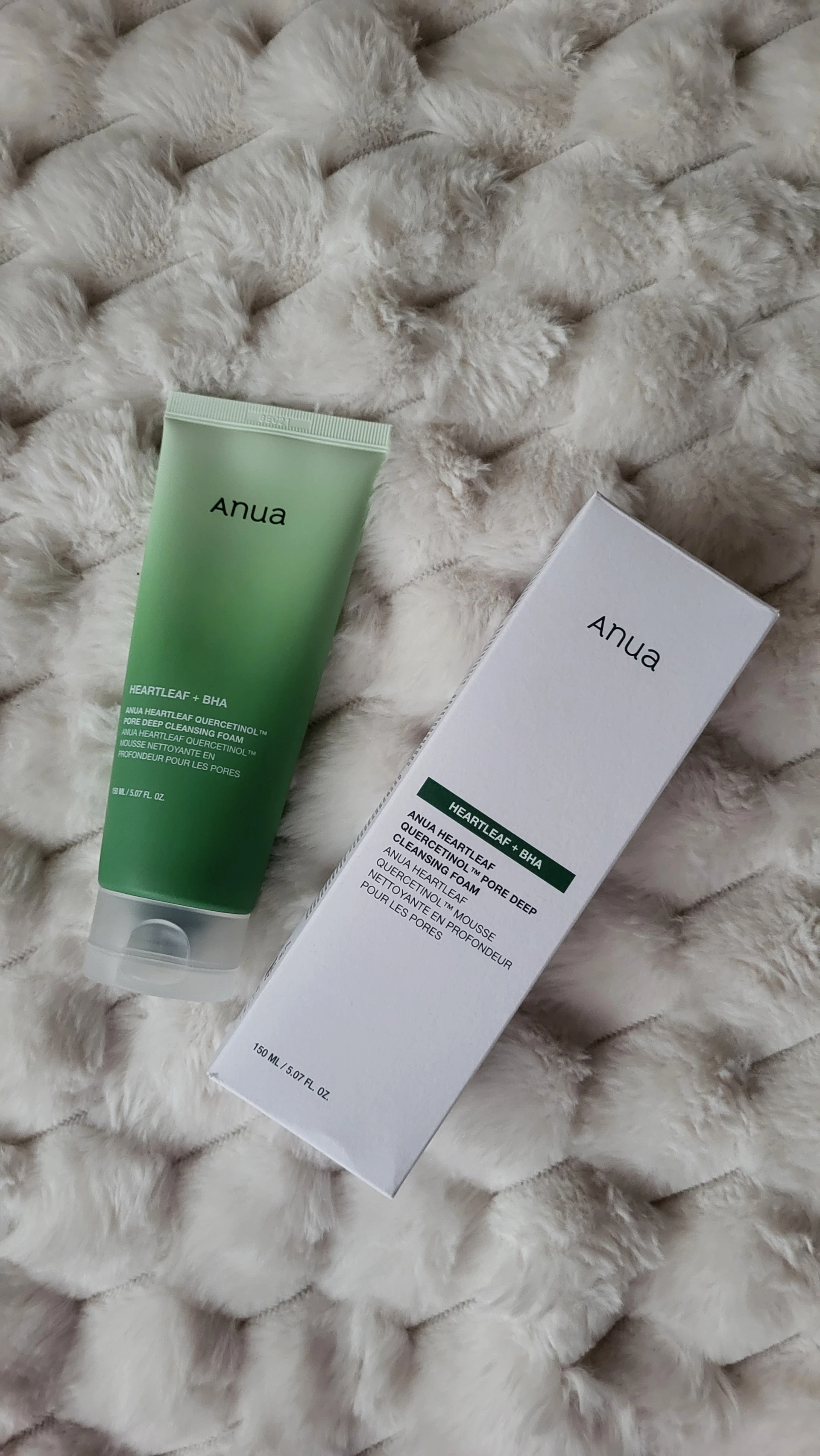 Anua Heartleaf Quercetinol mélytisztító arclemosó hab