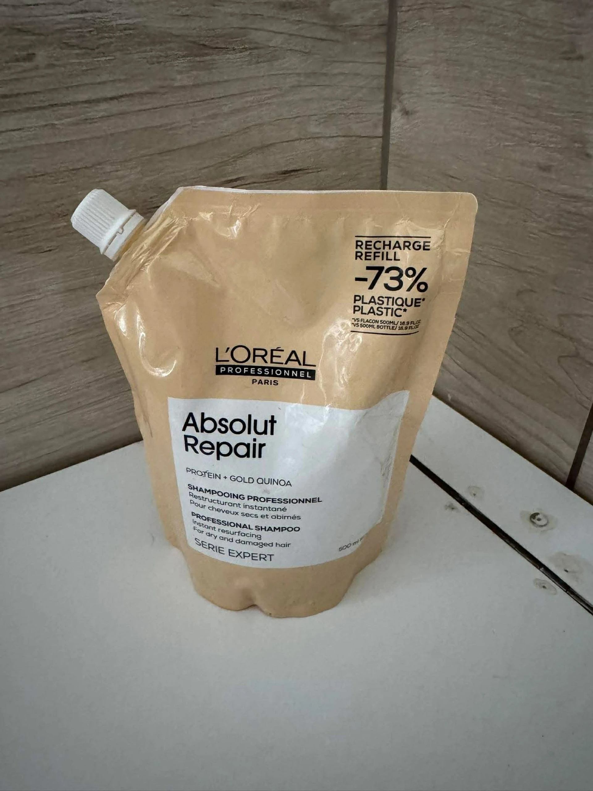 BONTATLAN L'OREÁL Absolut Repair Shampoo utántöltő, 500 ml