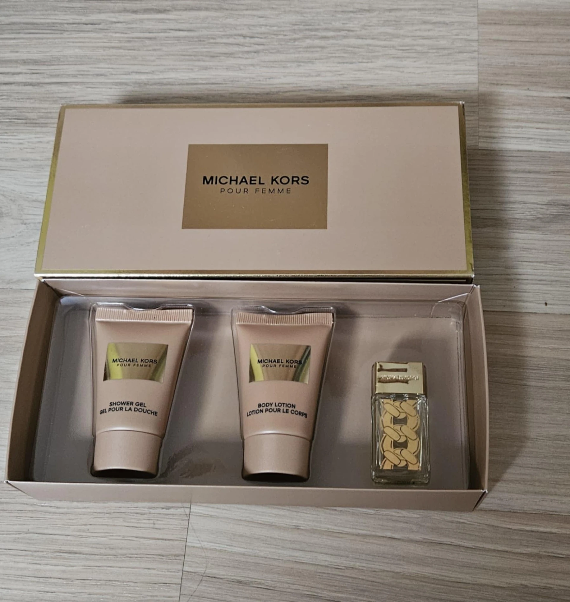 MICHAEL KORS Pour Femme 3pc set eau de parfum 5ml + Shower Gel & Lotion 25ml
