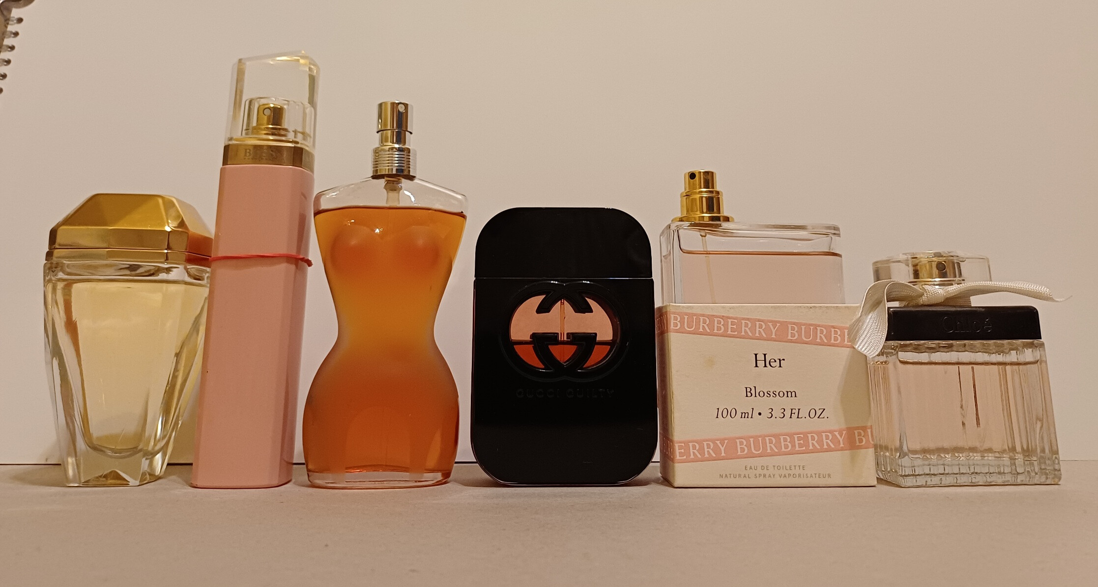 Eau my gold üvegében