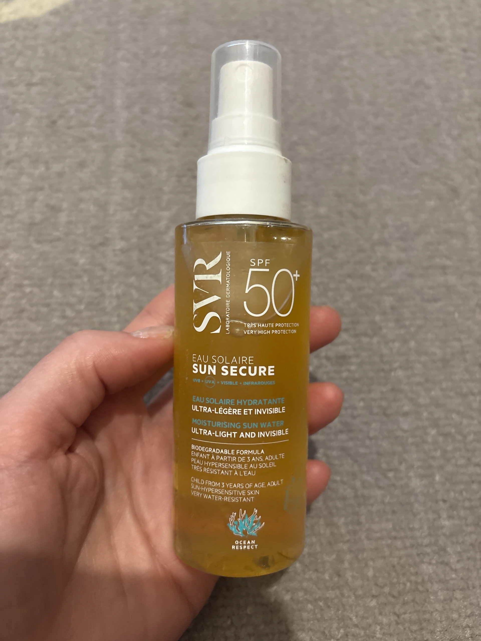 SVR sun secure olaj spf 50+