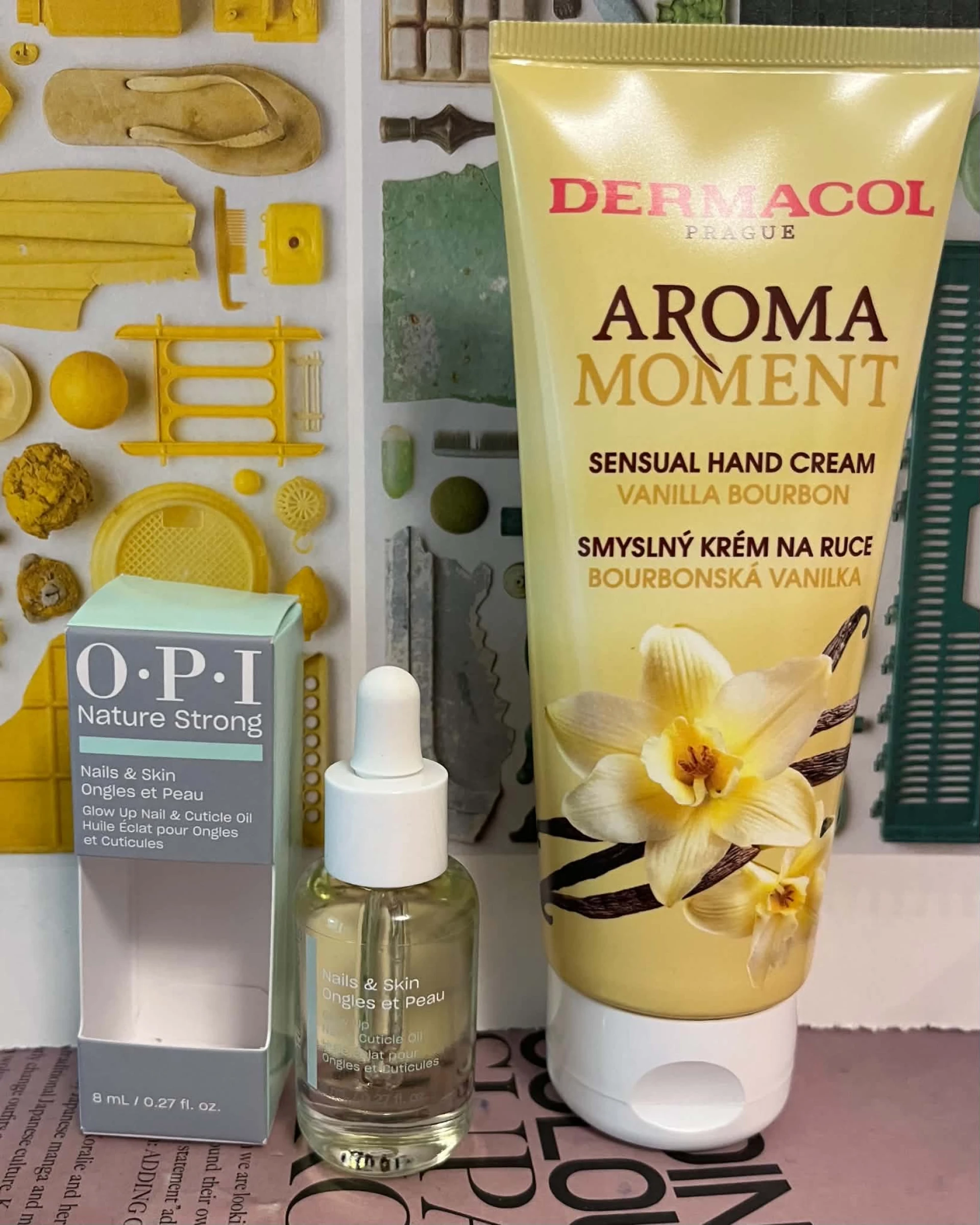 OPI Nature Strong Nails&Skin körömágy bőr tápláló olaj 8ml ápoló szettben