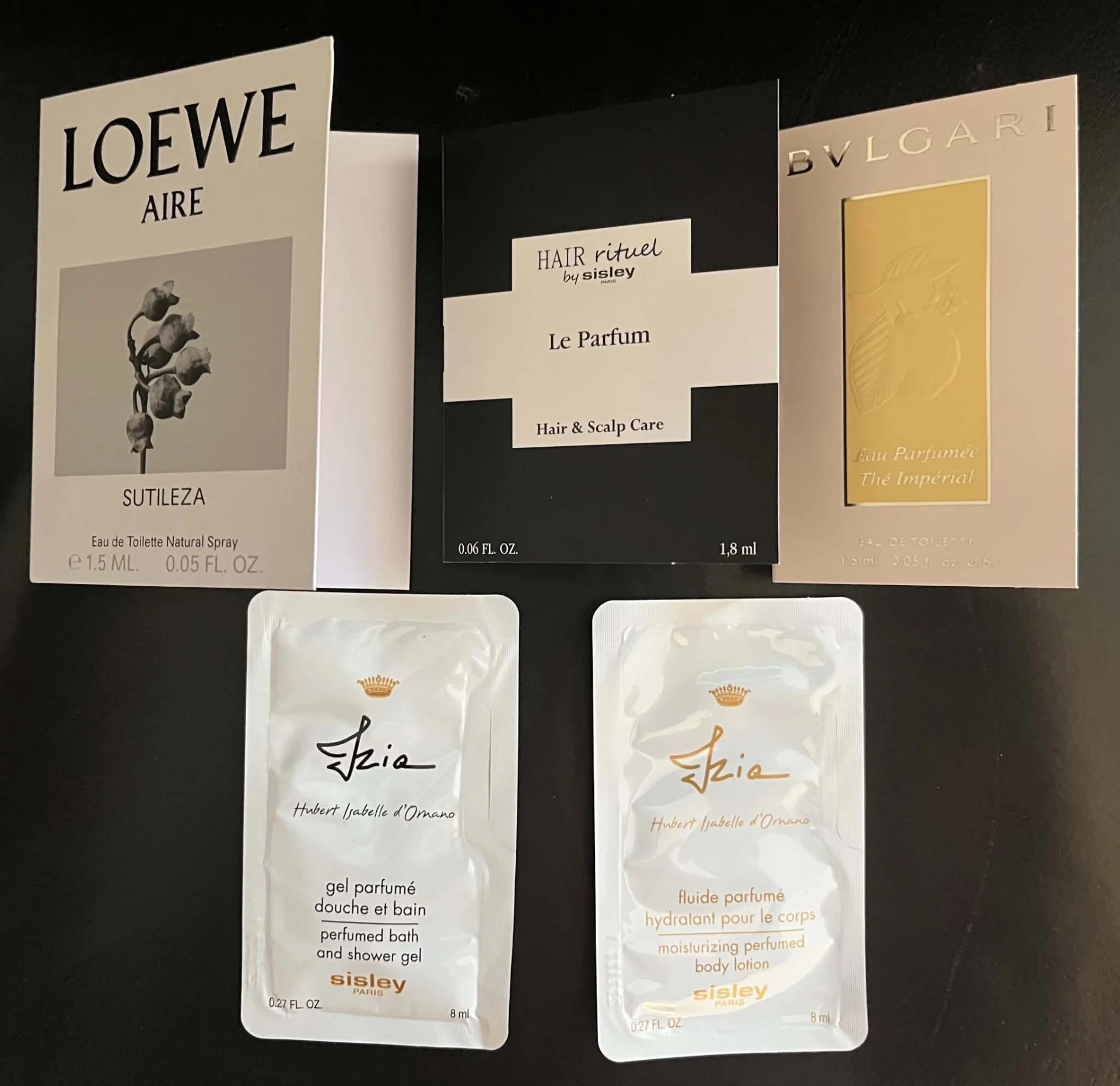 Sisley, Bvlgari & Loewe illat és testápoló 5 darabos discovery set