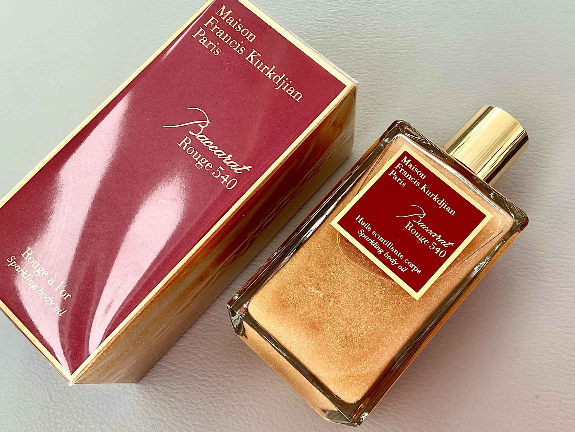 Maison Francis Kurkdjian Baccarat Rouge 540 Sparkling Body Oil és EDP ❤️