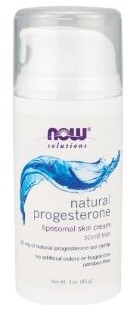 Crème à La Progesterone Now Foods - 85g, Fabriqué Aux USA, Date Fraîche