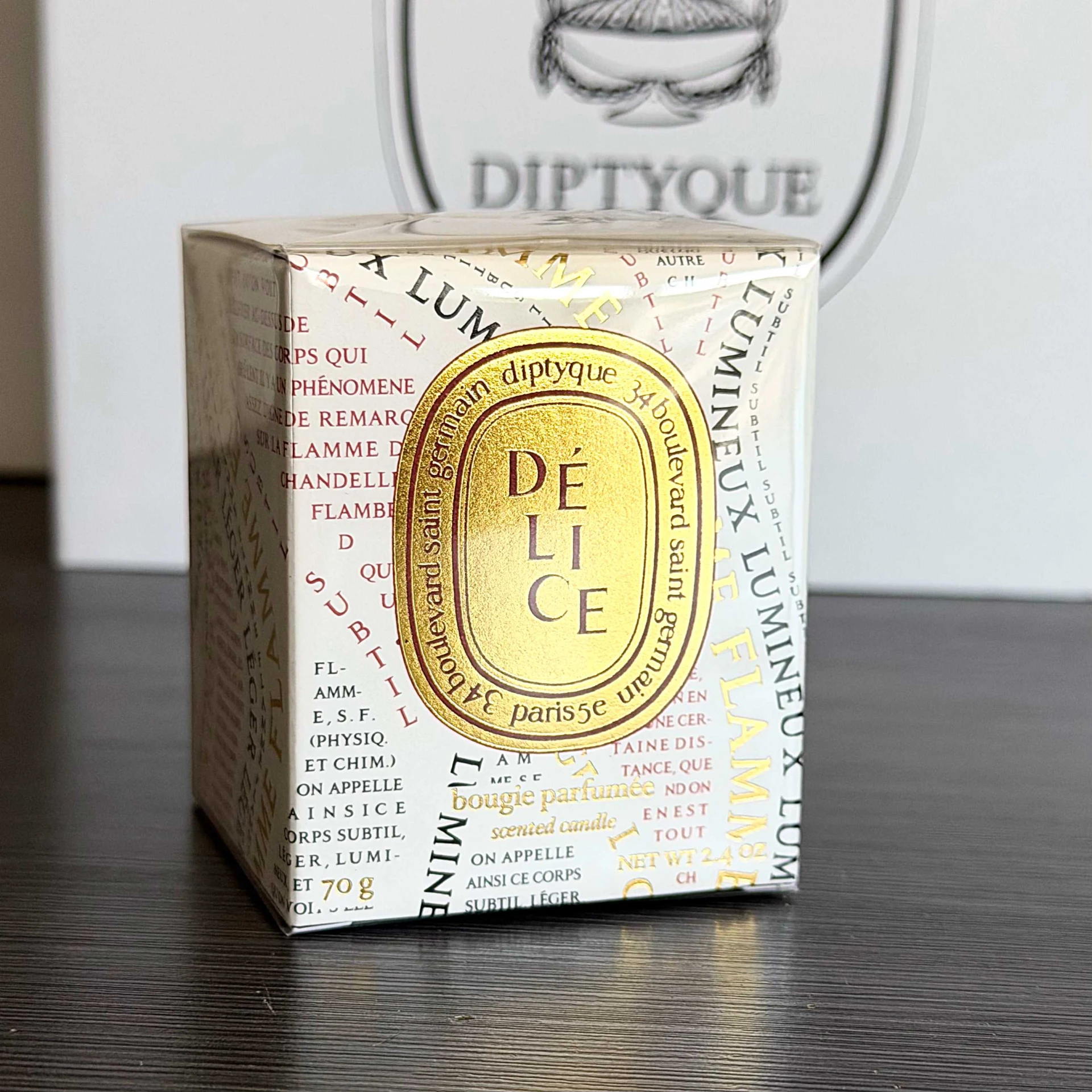 Diptyque Délice scented candle - limited edition