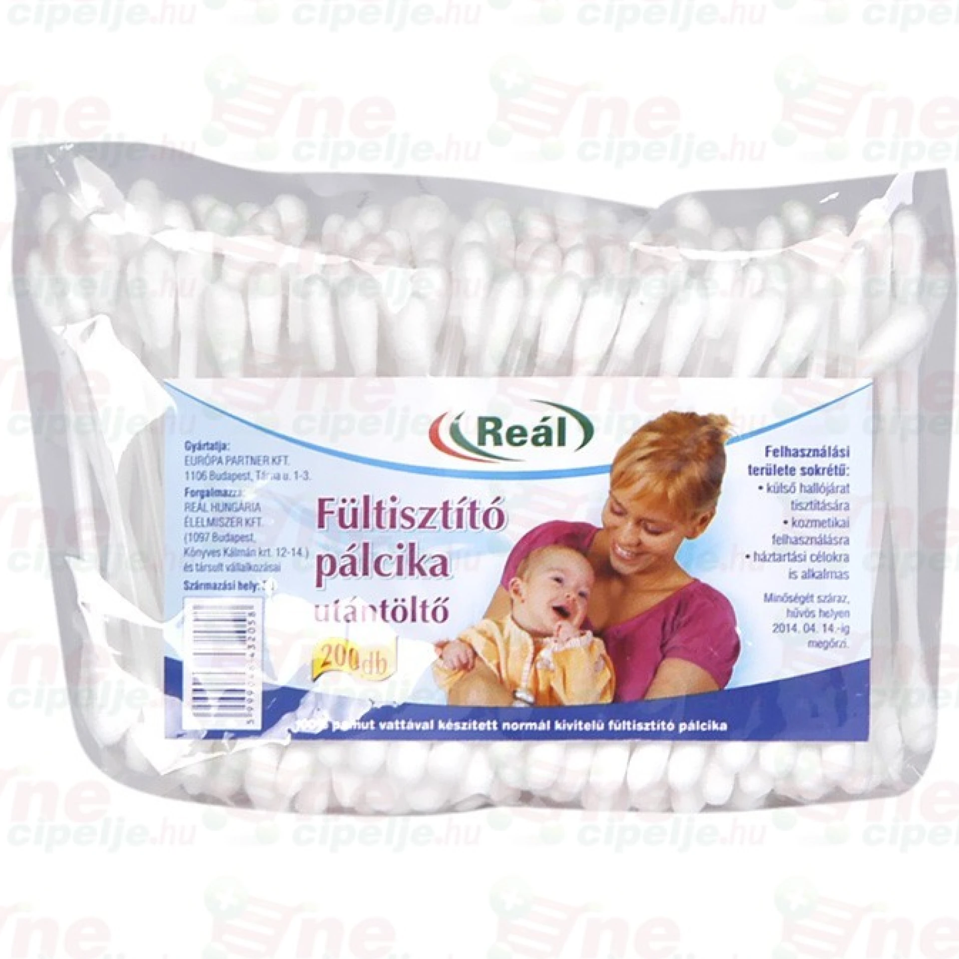Reál Fültisztító Pálcika Utántöltő