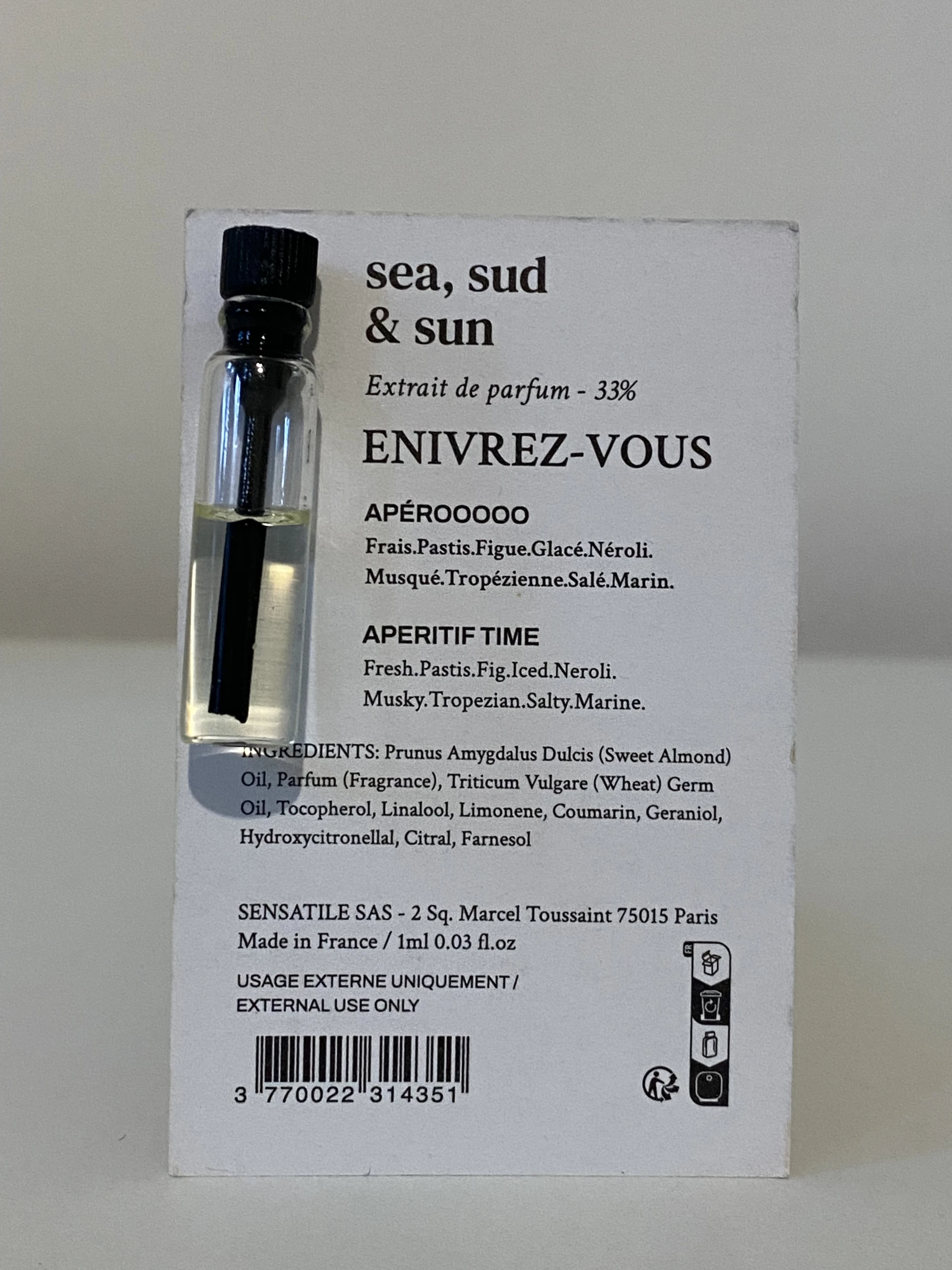 Versatile Paris Sea, Sud & Sun