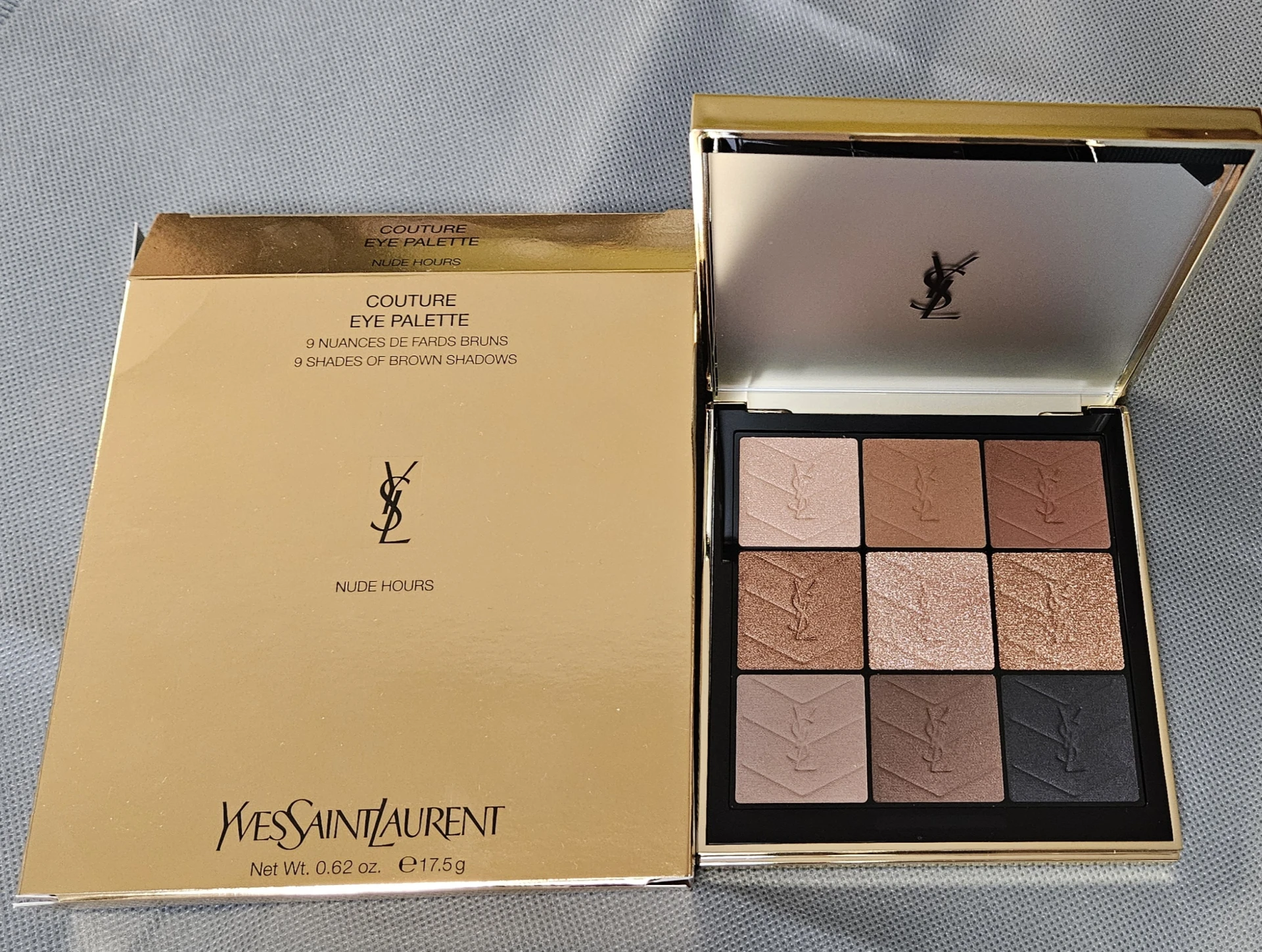 YSL Couture Eye Clutch Limited Edition Nude Hours Eyeshadow Palette, 0.17 oz.