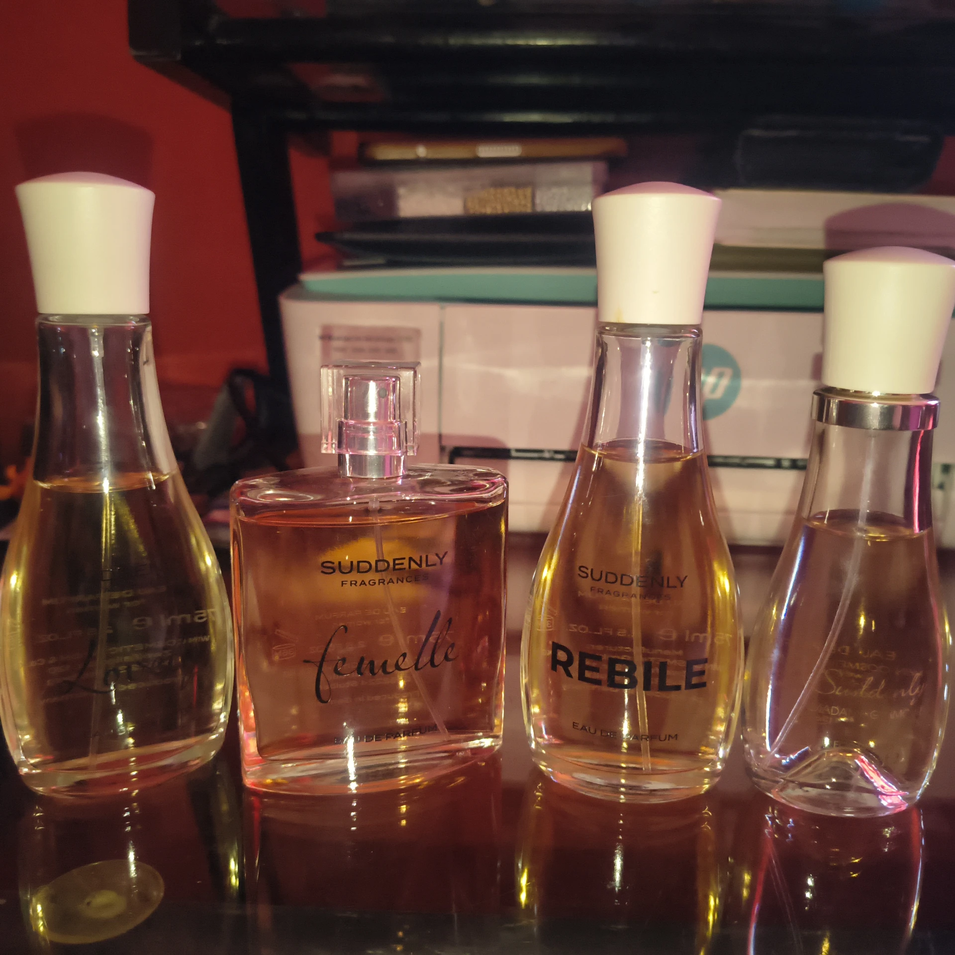 4 db Lidl Suddenly parfüm Lovely, Rebile, Femell, Madame Glamour